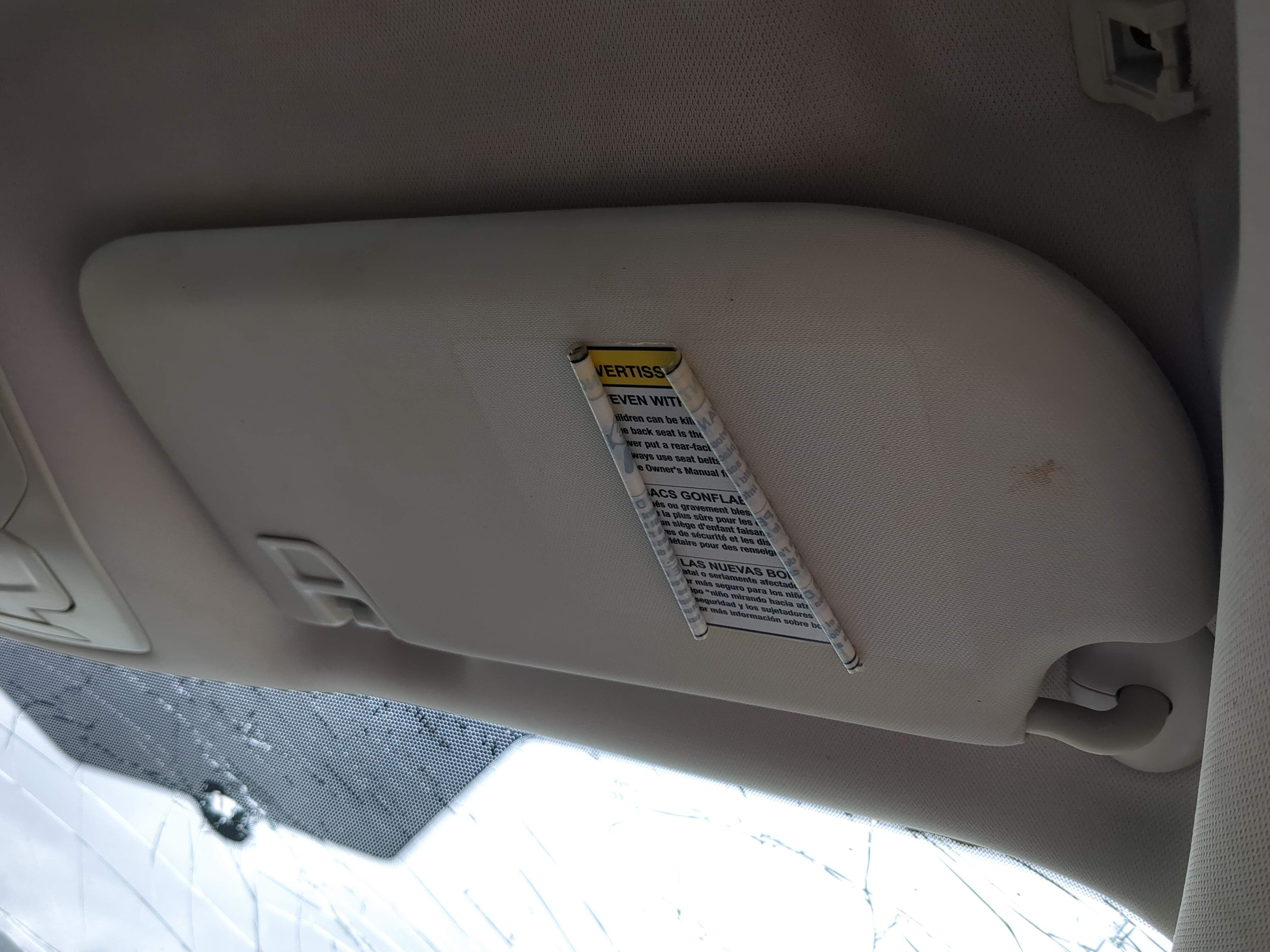 Picture of 2013-2019 Ford Escape Passenger Sun Visor Mirror Right Sunvisor 894163