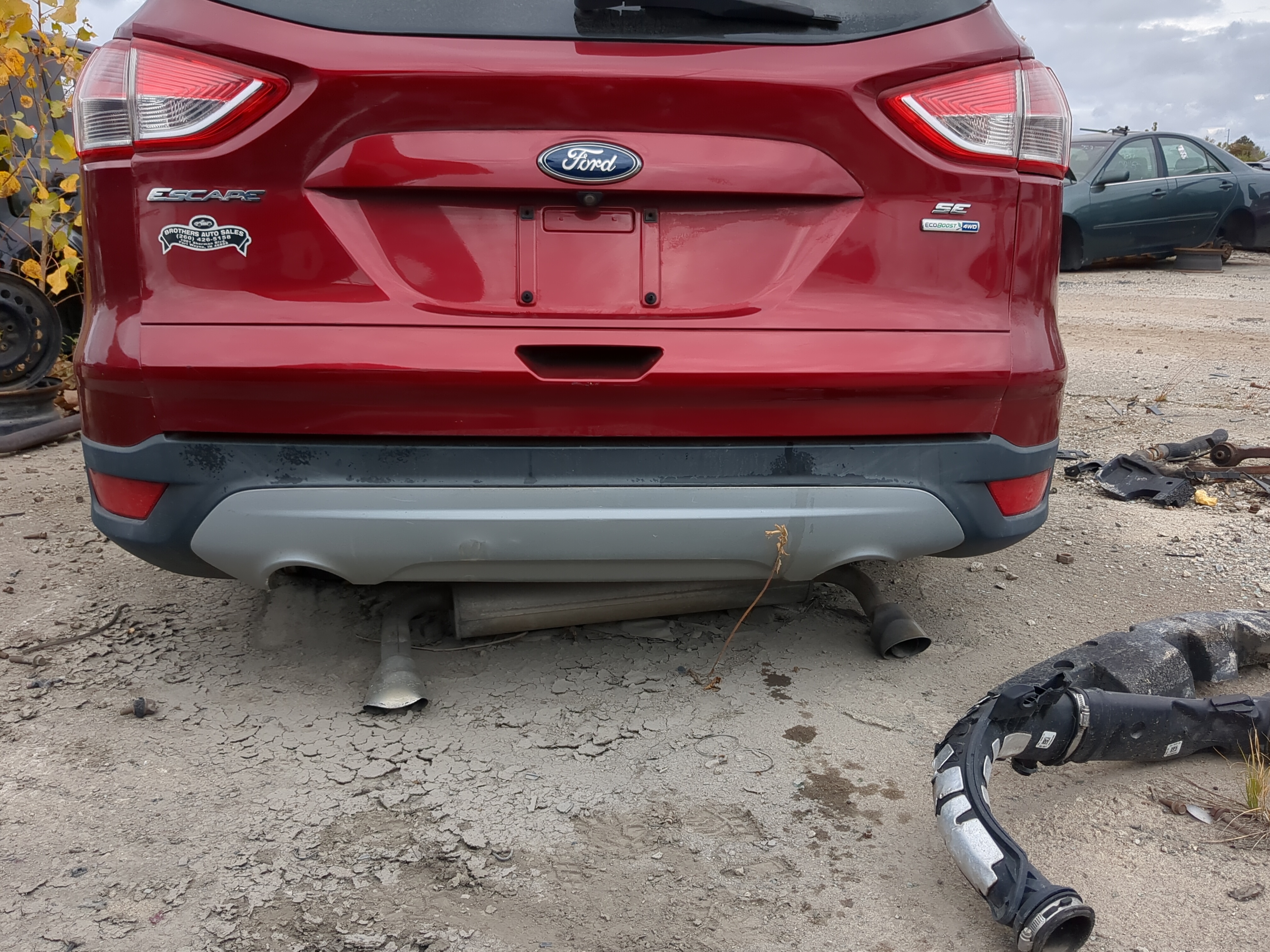 Picture of 2013-2016 Ford Escape Rear Bumper Assembly Oem 894258