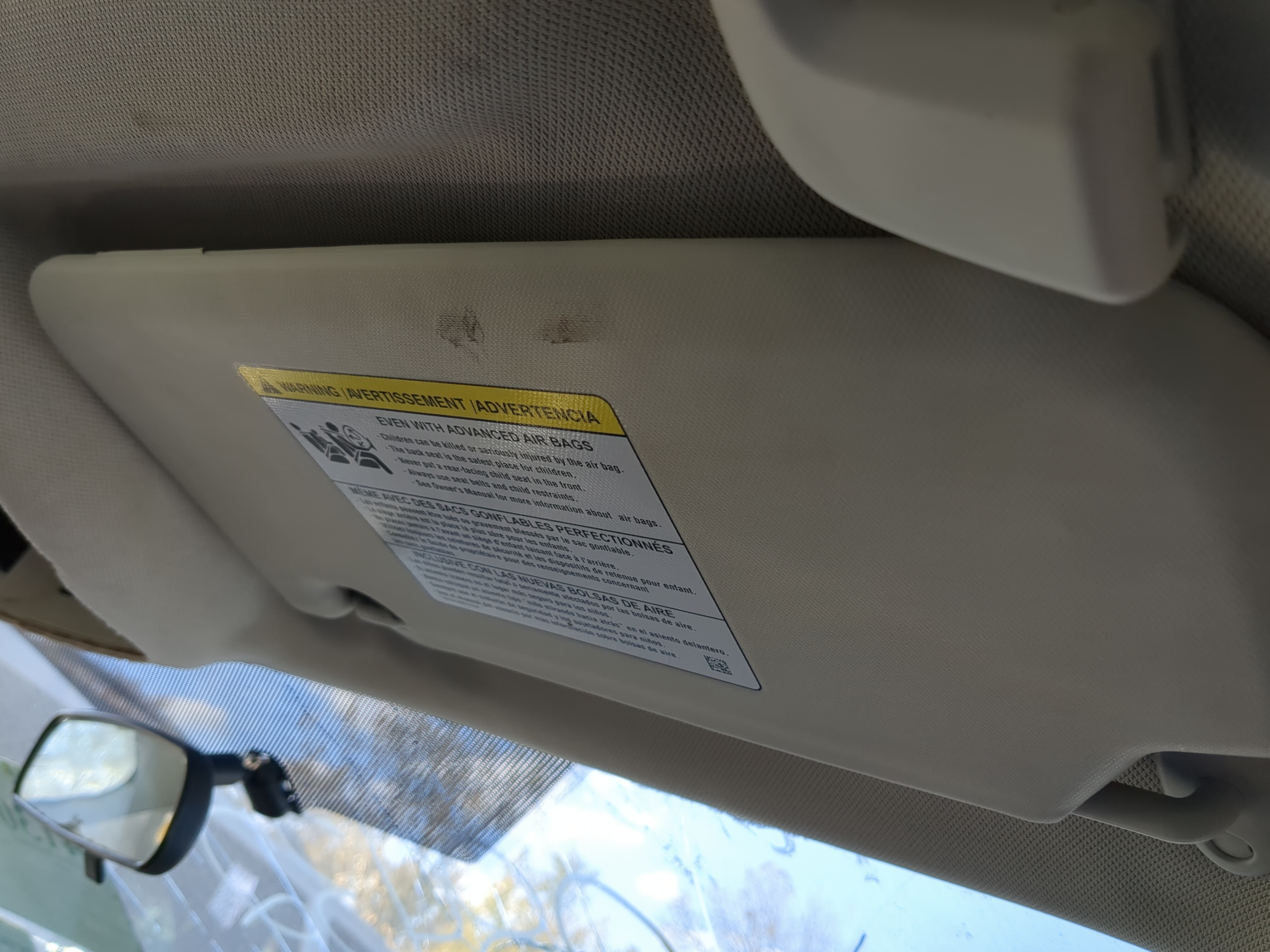 Picture of 2012-2013 Ford Focus Passenger Sun Visor Mirror Right Sunvisor 894328