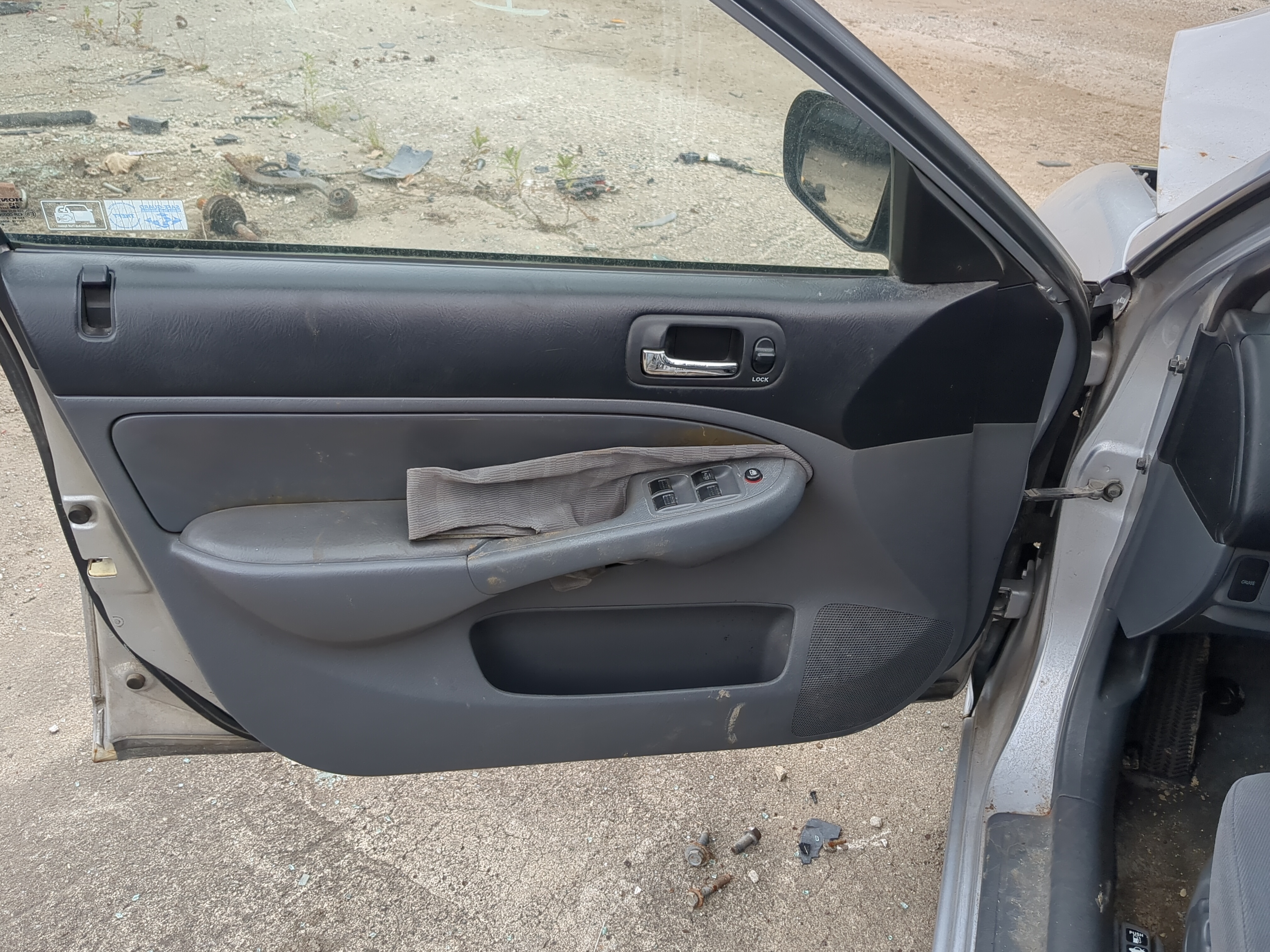 2003 Honda Civic Front Left Driver Interior Door Panel Trim 895144 - Oemusedautoparts1.com