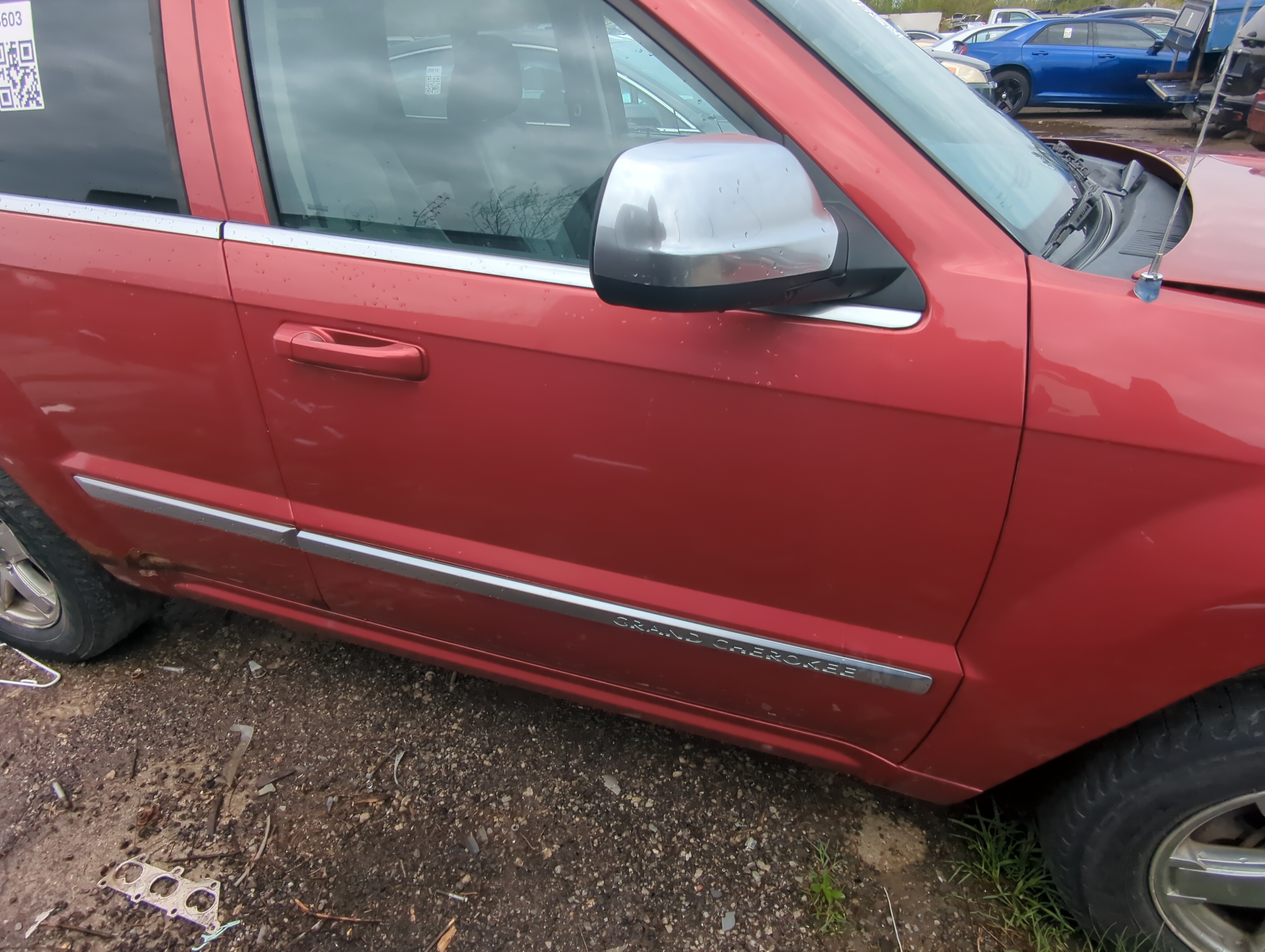 2006-2007 Jeep Grand Cherokee Passenger Front Door Oem 897267 - Oemusedautoparts1.com