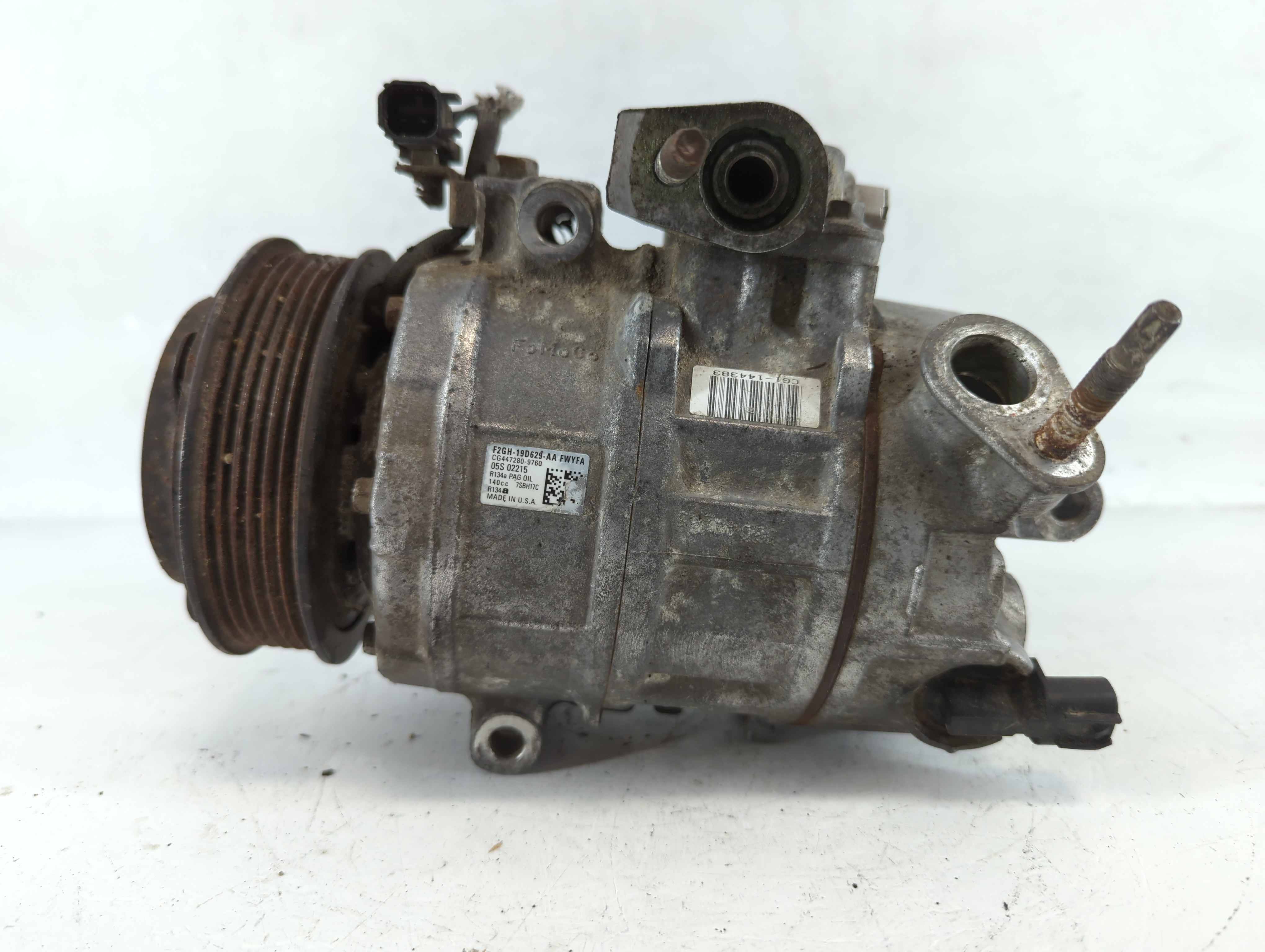 2015-2015 Ford Edge Air Conditioning A/c Ac Compressor Oem 897866 - Oemusedautoparts1.com