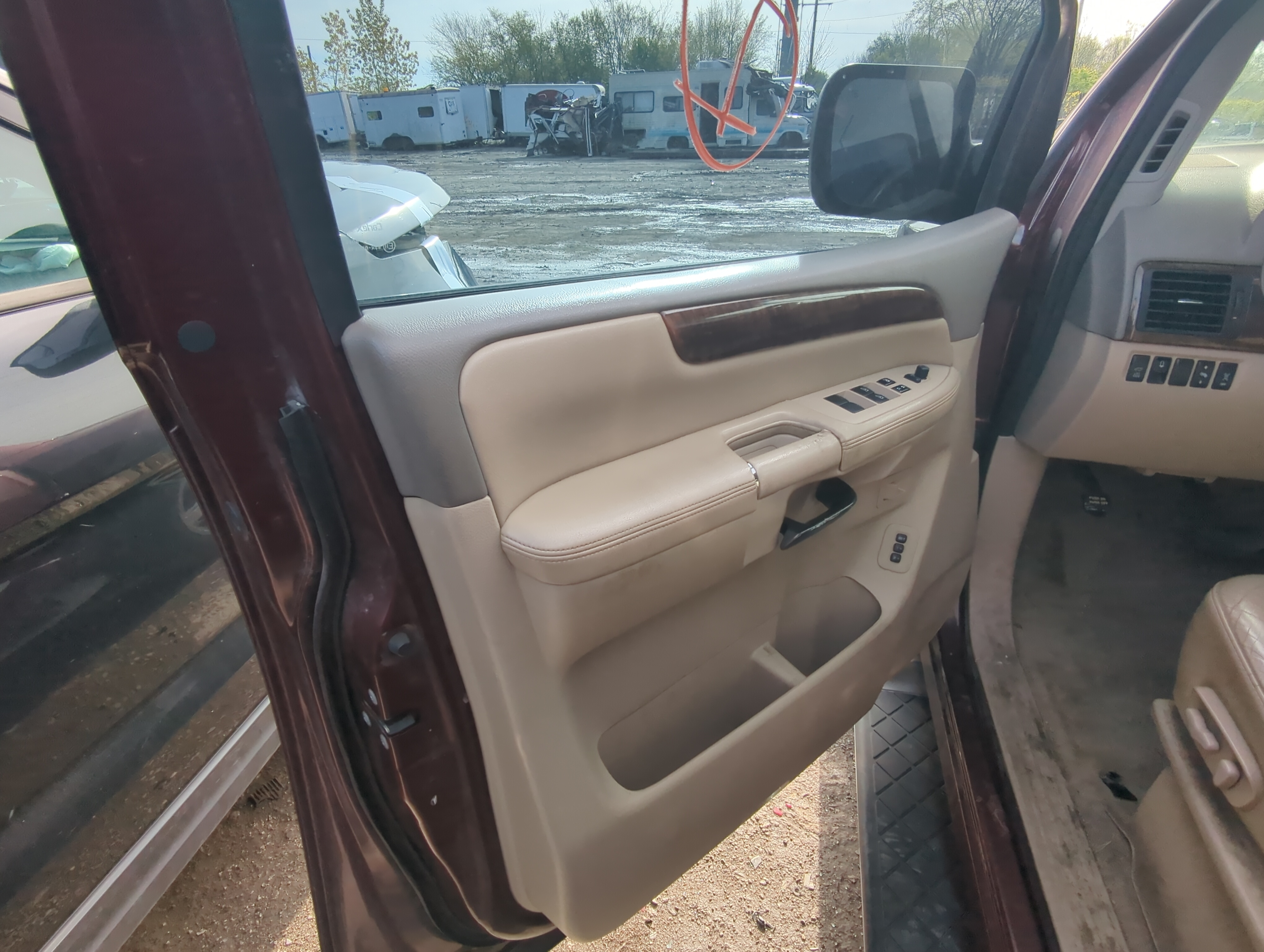 Picture of 2011 Nissan Armada Front Left Driver Interior Door Panel Trim 898334