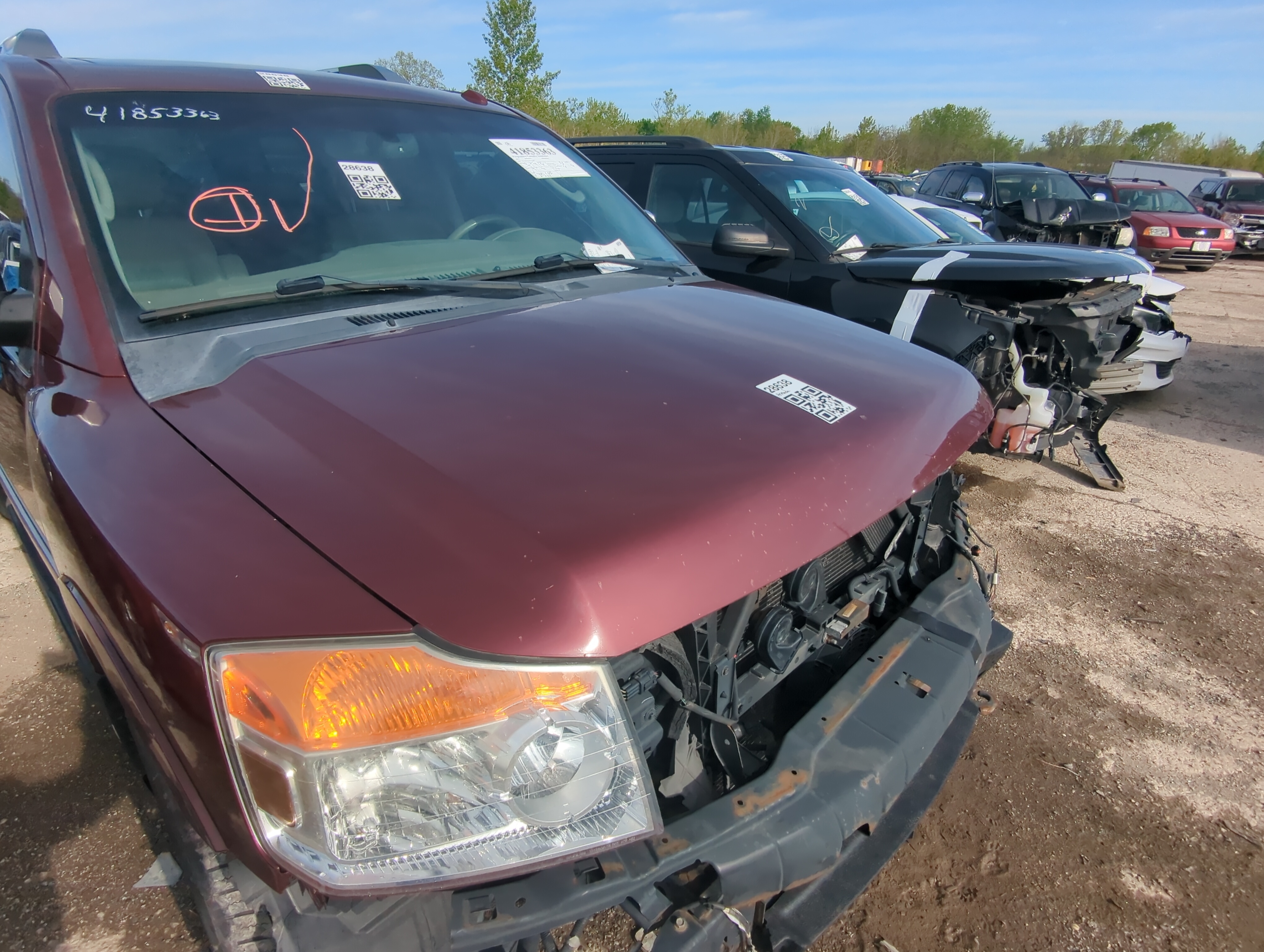 2005-2015 Nissan Armada Hood Oem 898380 - Oemusedautoparts1.com