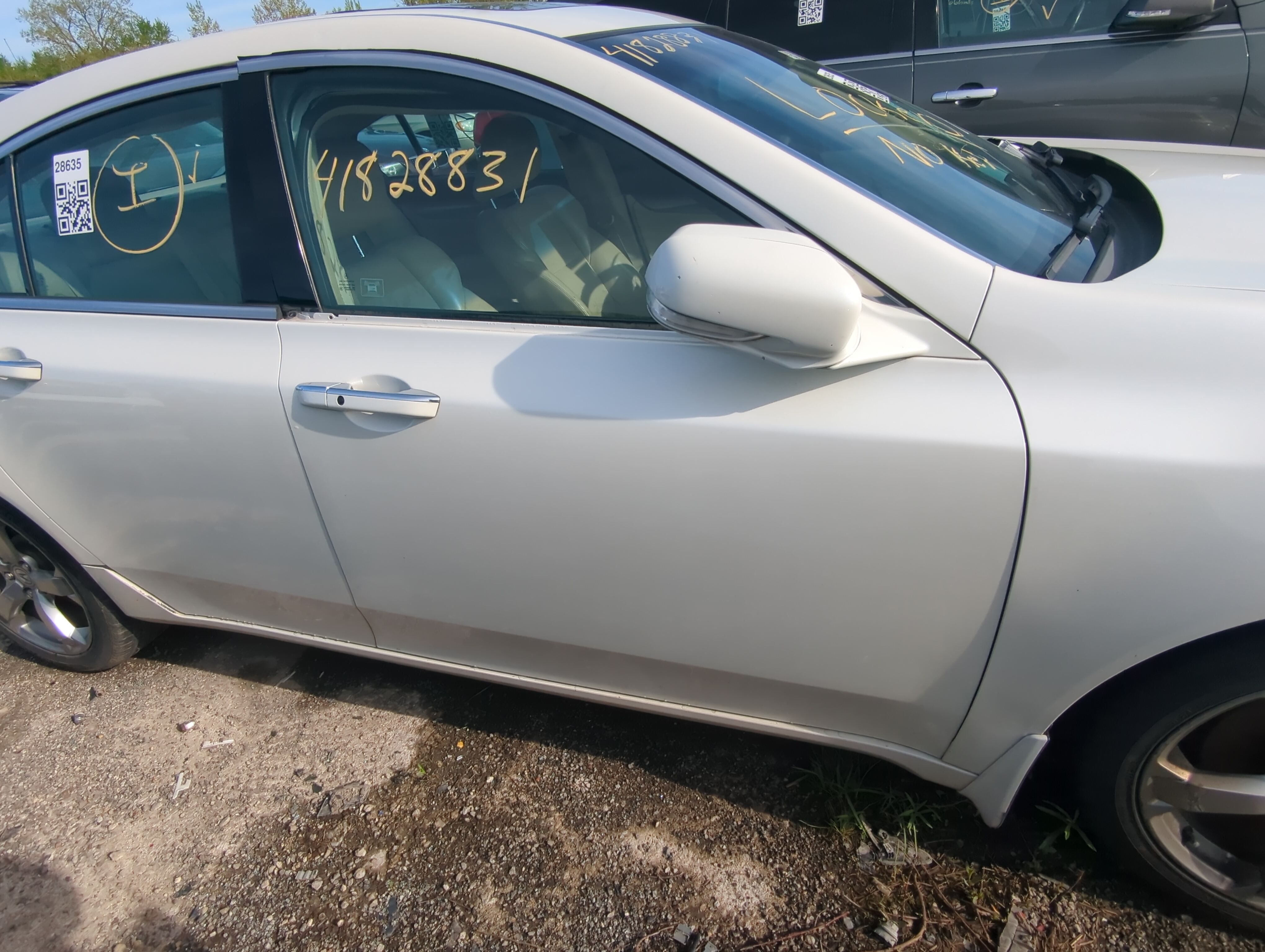 2009-2014 Acura Tl Passenger Front Door Oem 898711 - Oemusedautoparts1.com