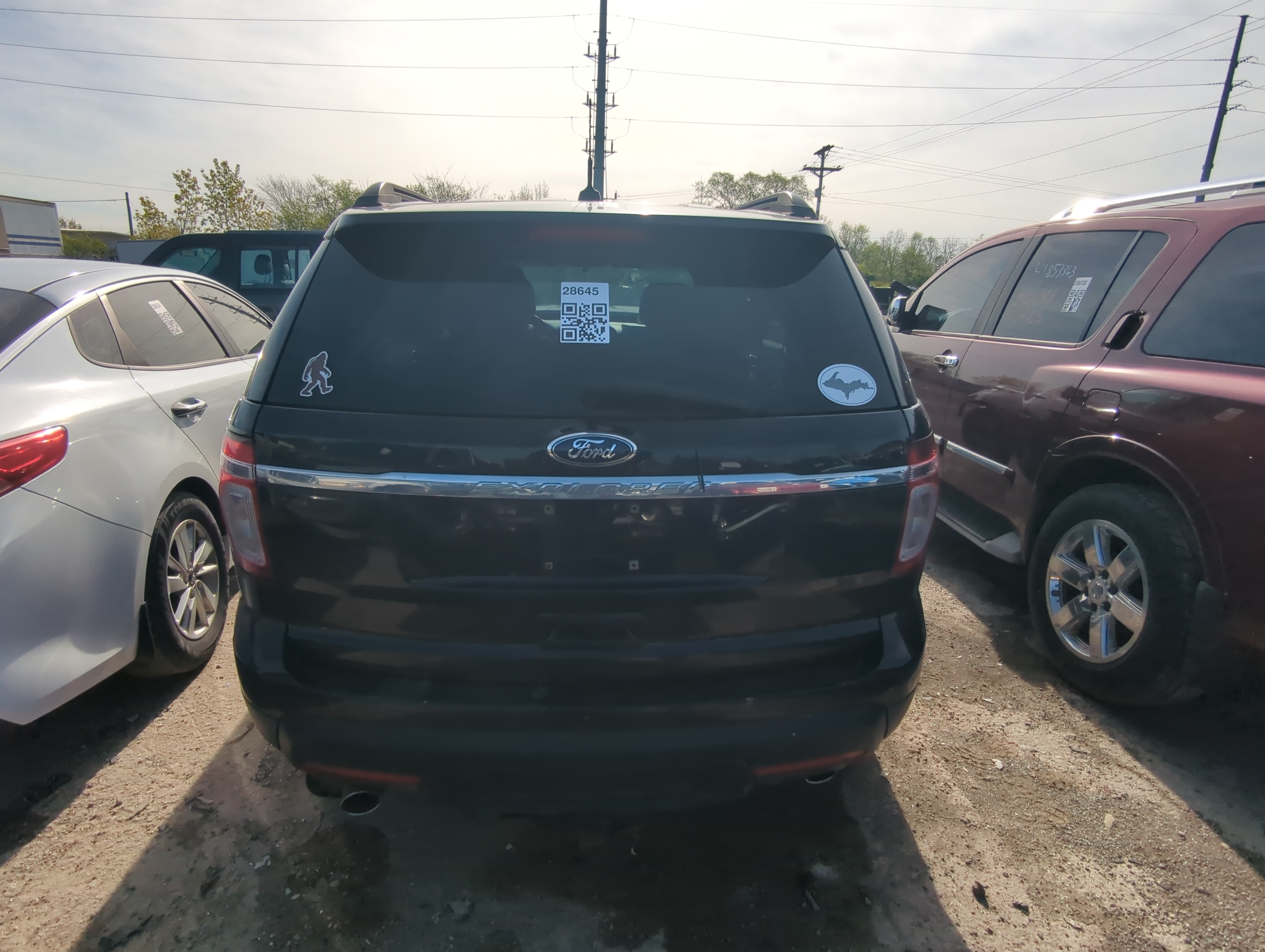 2011-2015 Ford Explorer Trunk/decklid/hatch/tailgate Oem 899082 - Oemusedautoparts1.com