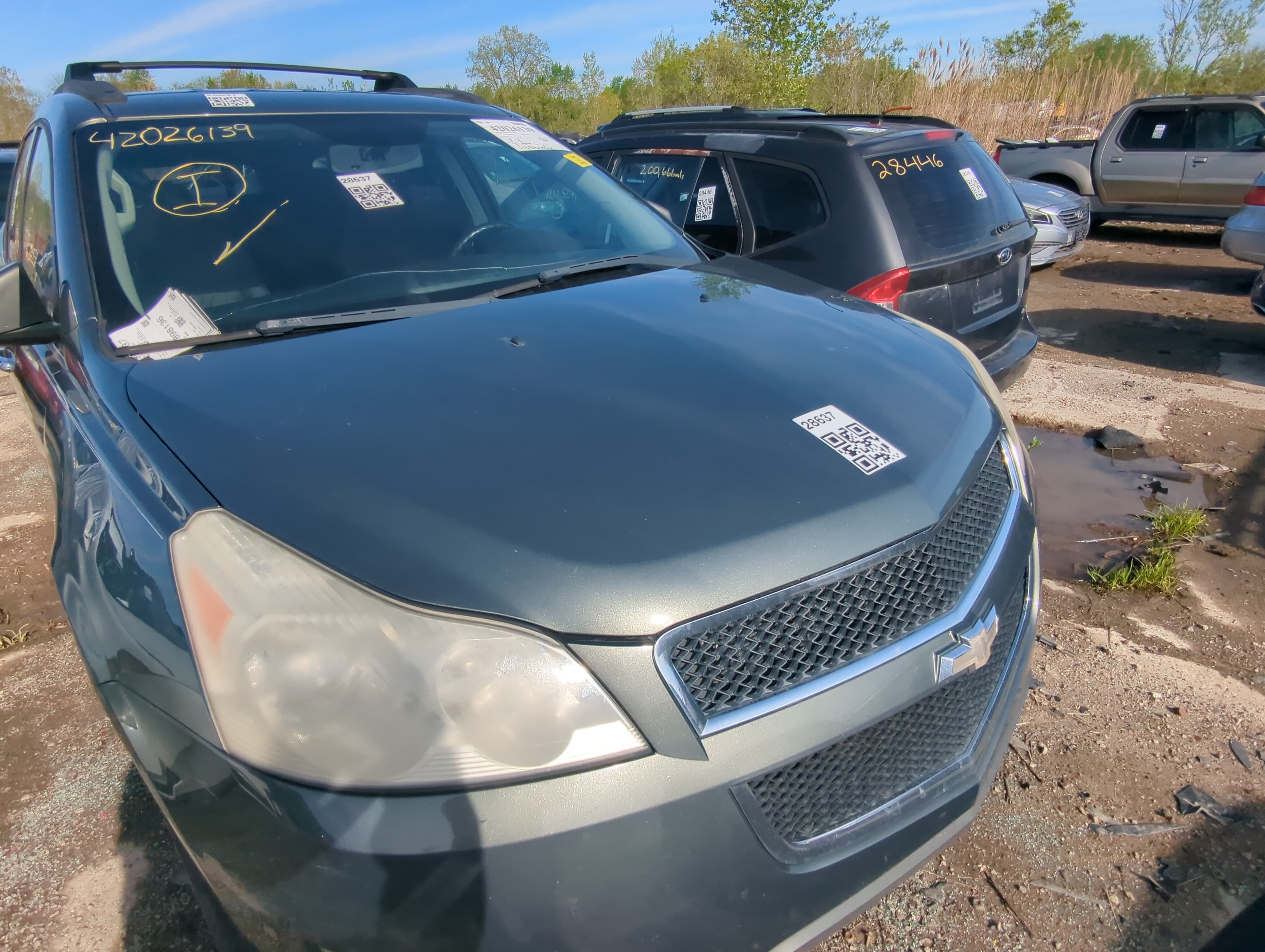 2011 Chevrolet Traverse Hood Oem 899391 - Oemusedautoparts1.com