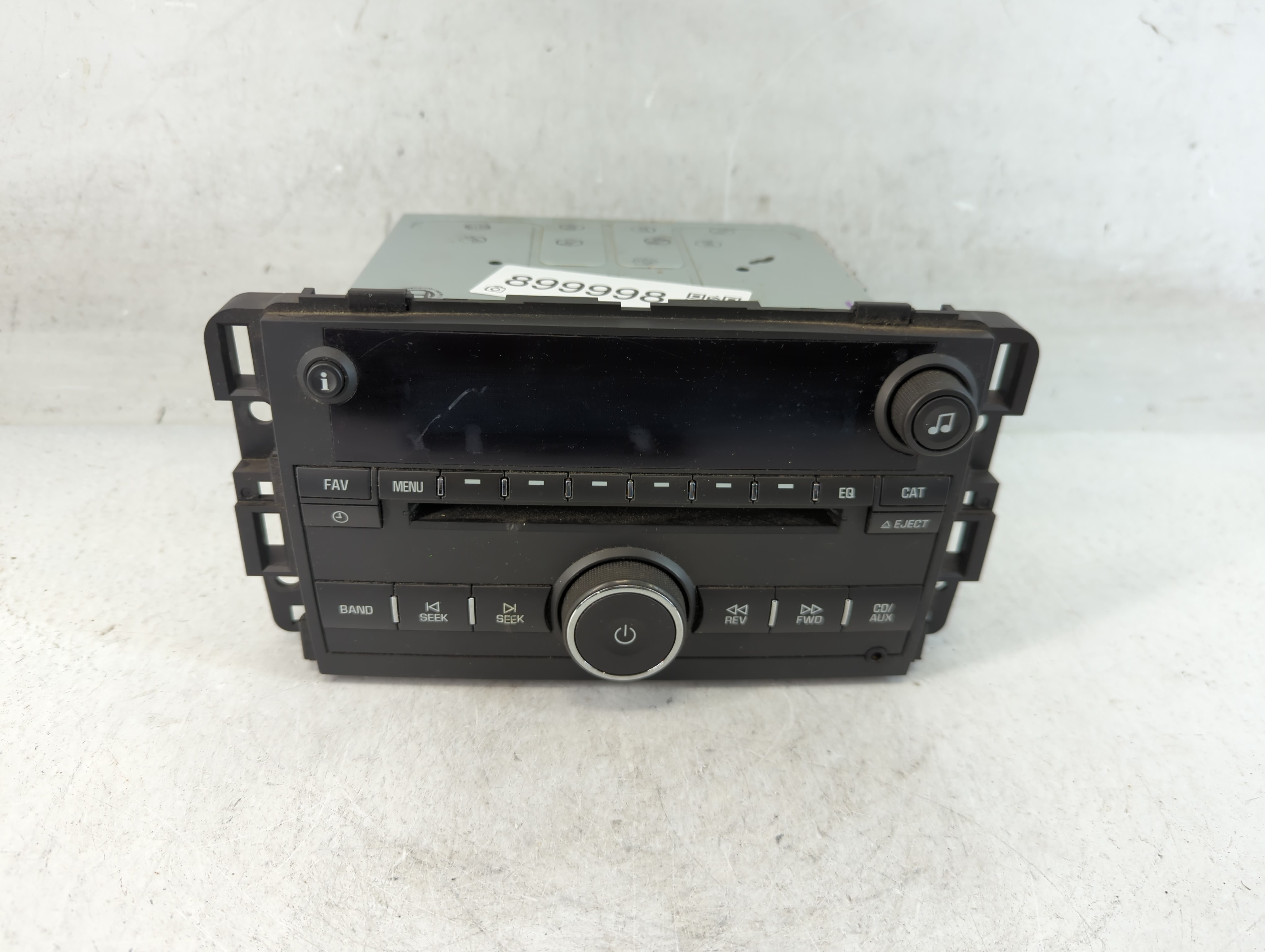 2009-2010 Chevrolet Impala Am Fm Cd Player Radio Receiver 899998 - Oemusedautoparts1.com