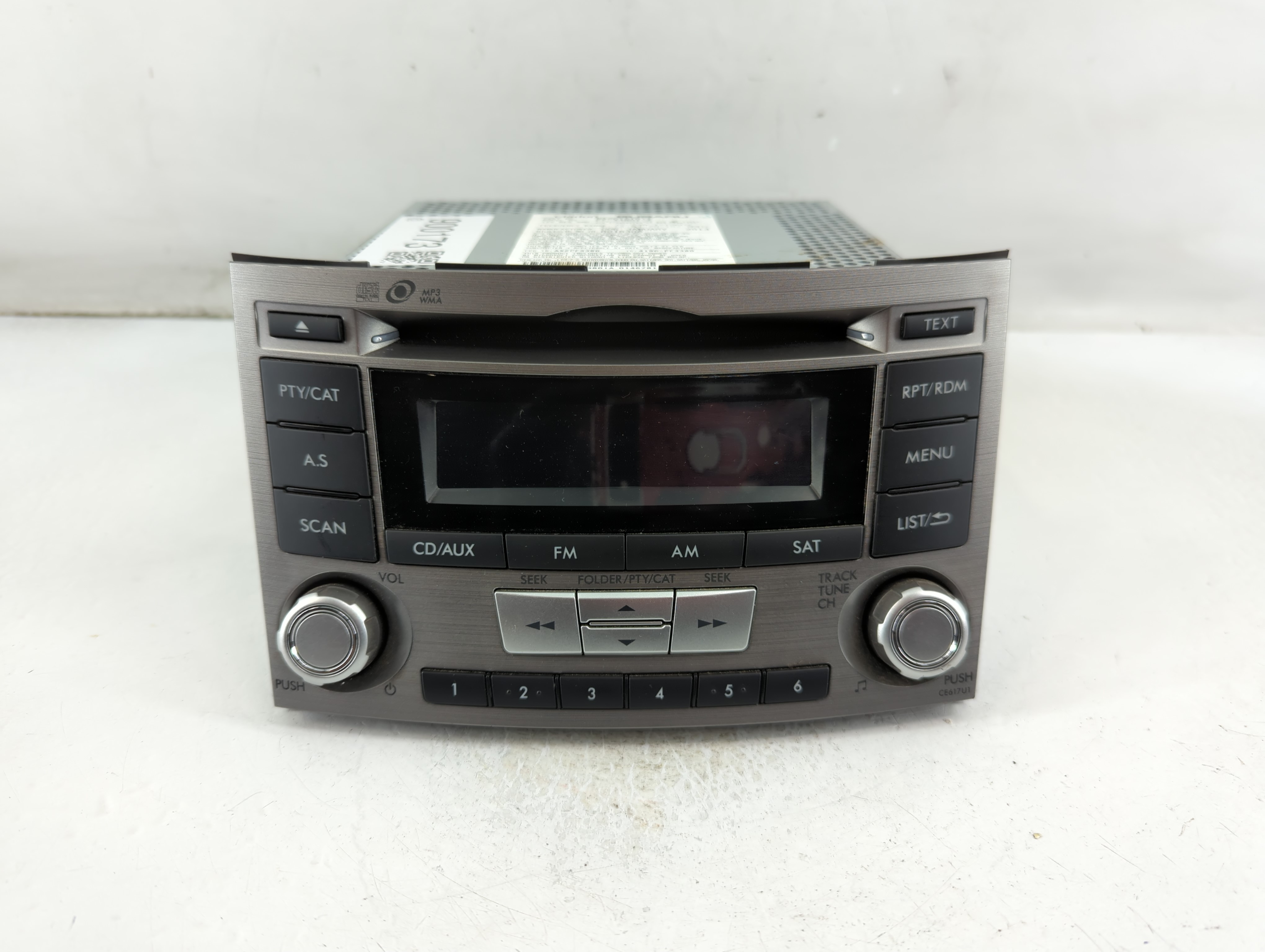 2012-2014 Subaru Legacy Am Fm Cd Player Radio Receiver 900173 - Oemusedautoparts1.com