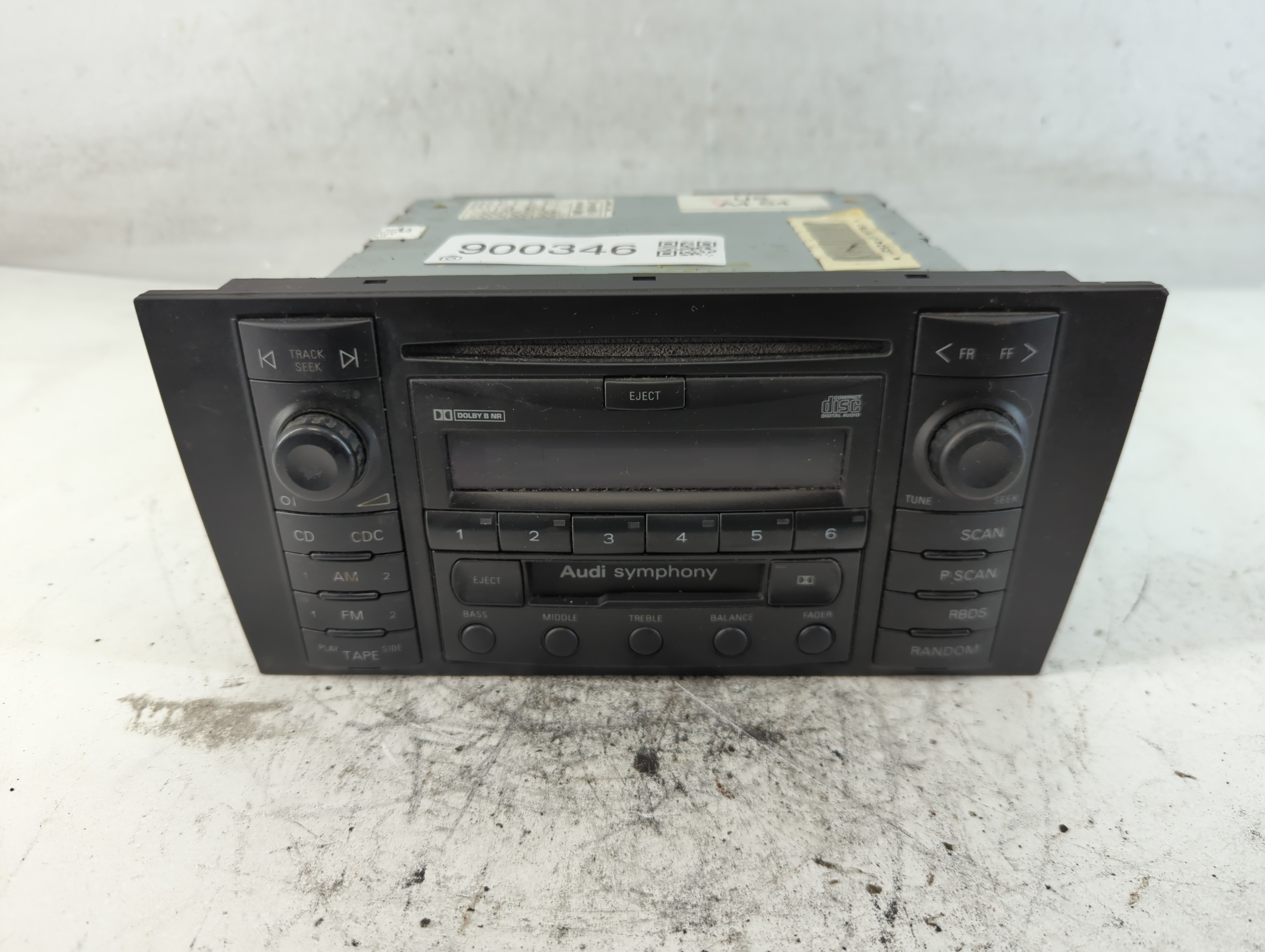 2005-2011 Audi A6 Am Fm Cd Player Radio Receiver 900346 - Oemusedautoparts1.com