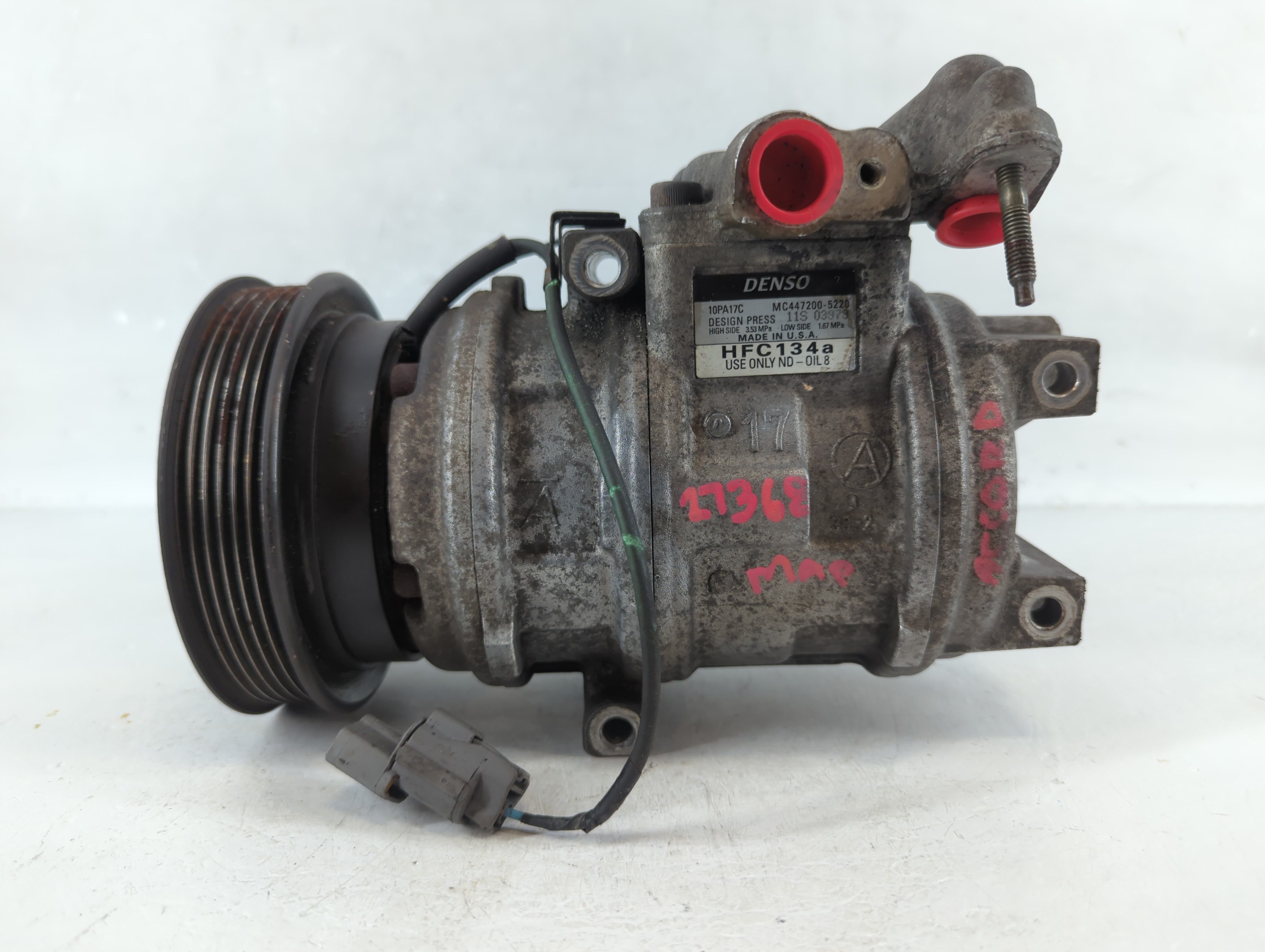 1998-2000 Honda Accord Air Conditioning A/c Ac Compressor Oem 900368 - Oemusedautoparts1.com