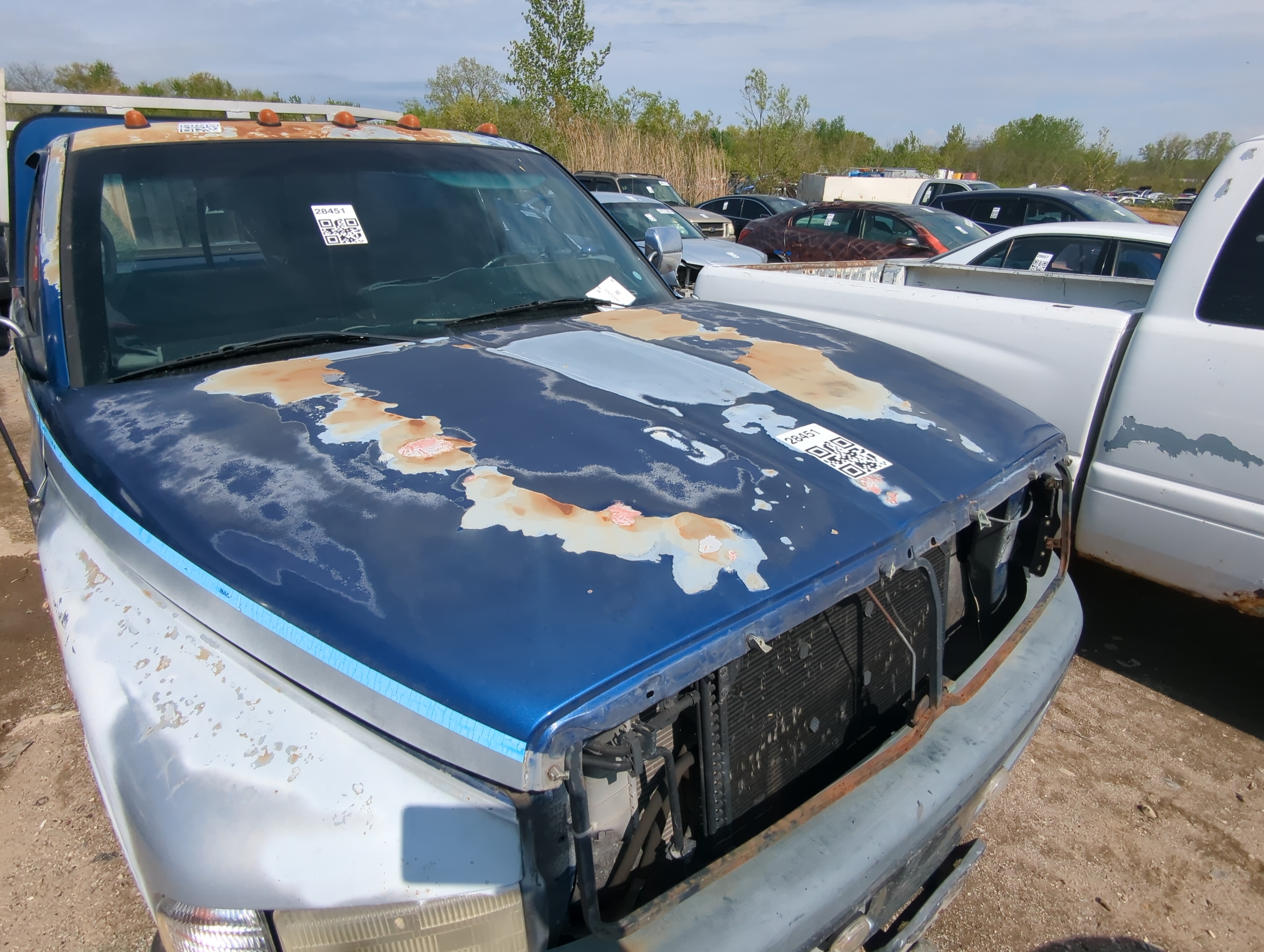 1997 Dodge Ram 1500 Hood Oem 900574 - Oemusedautoparts1.com