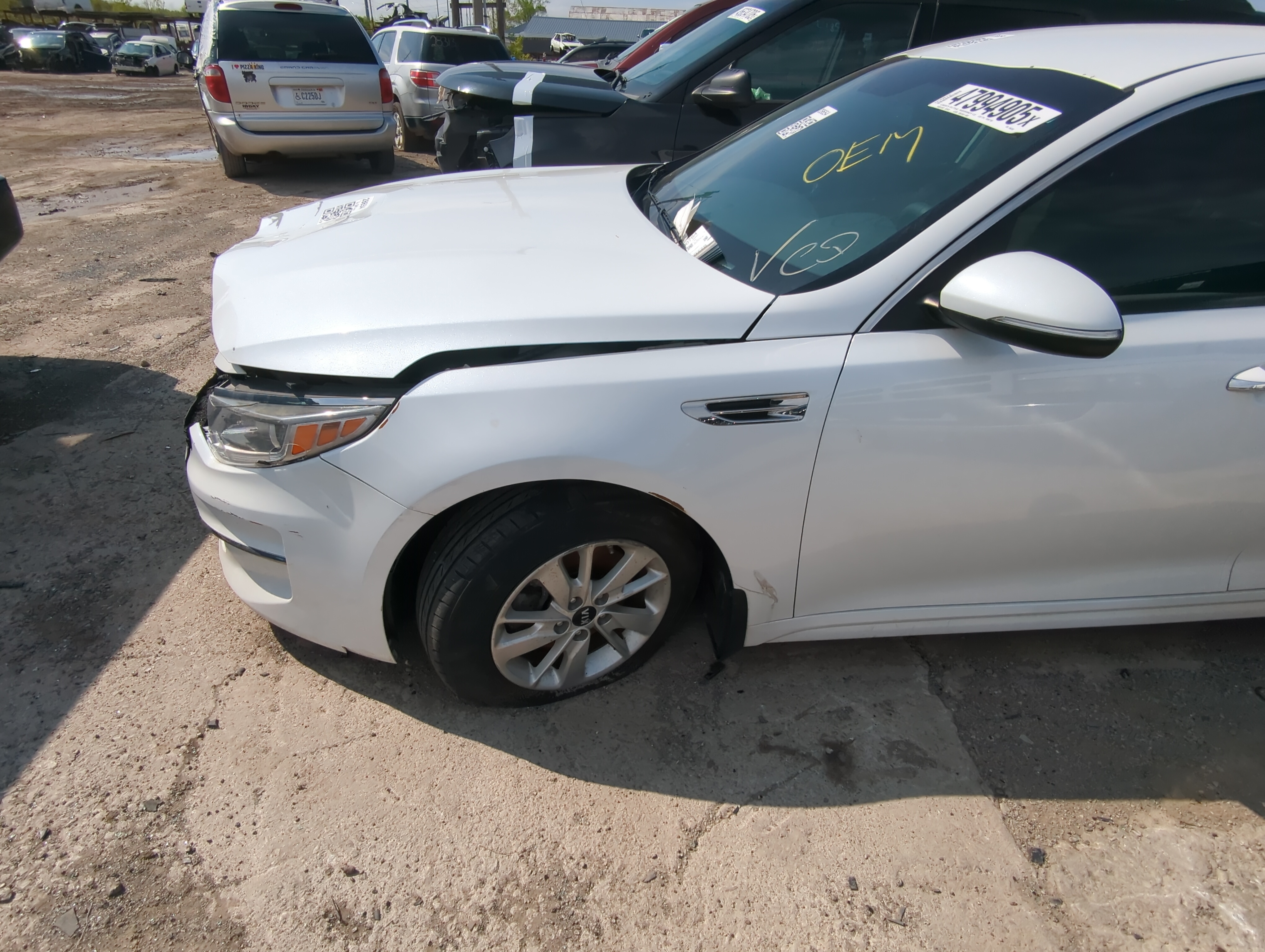 2016-2020 Kia Optima Driver Fender 900948 - Oemusedautoparts1.com