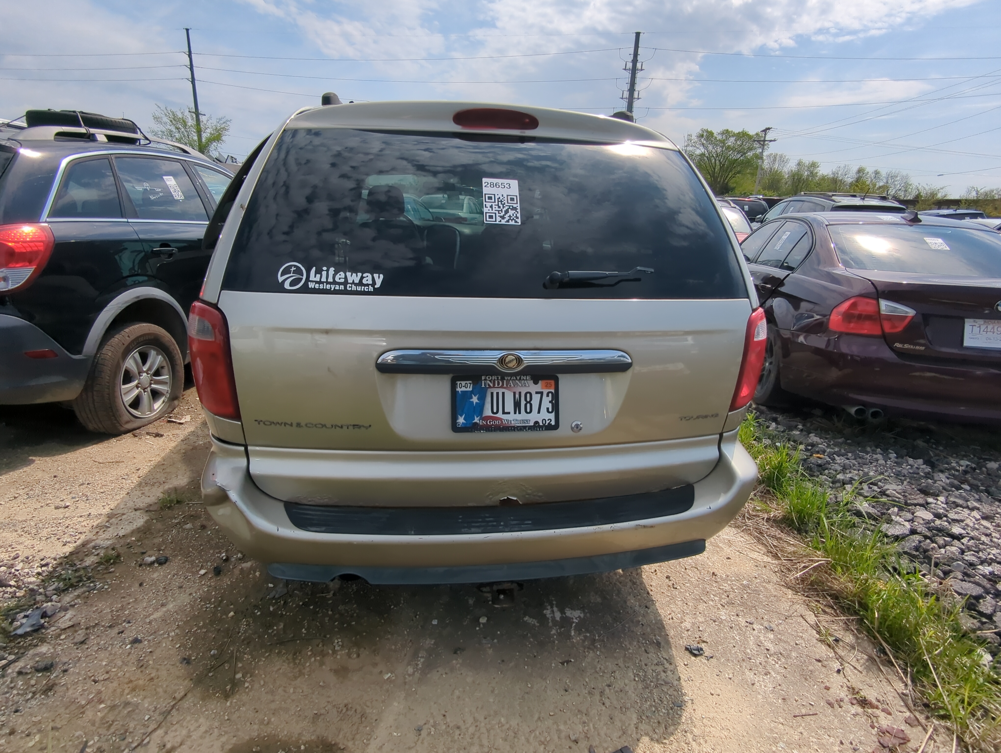 2004-2007 Chrysler Town & Country Trunk/decklid/hatch/tailgate Oem 901294 - Oemusedautoparts1.com