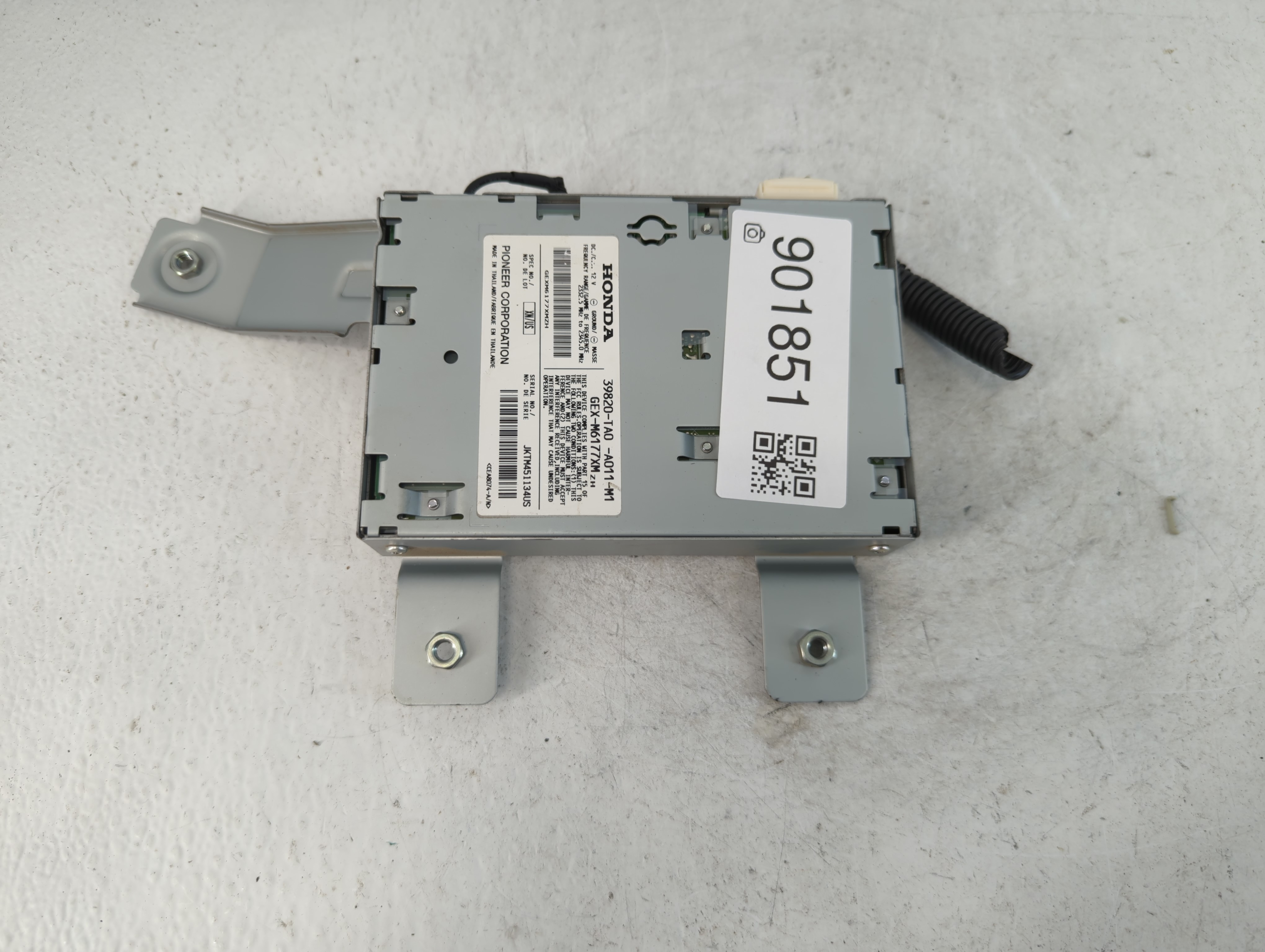 2008-2012 Honda Accord Am Fm Cd Player Radio Receiver 901851 - Oemusedautoparts1.com
