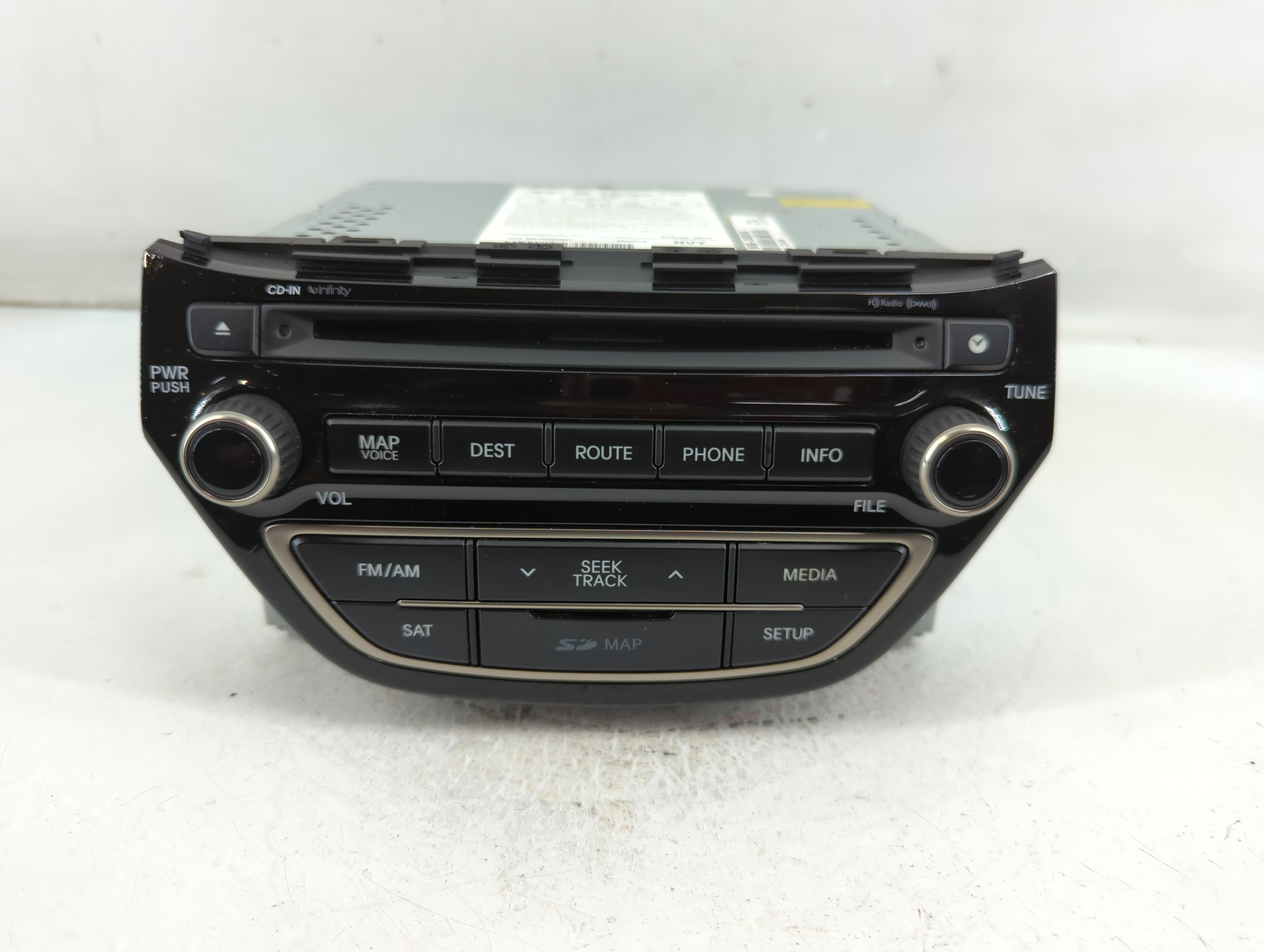 2014-2015 Hyundai Genesis Am Fm Cd Player Radio Receiver 901875 - Oemusedautoparts1.com