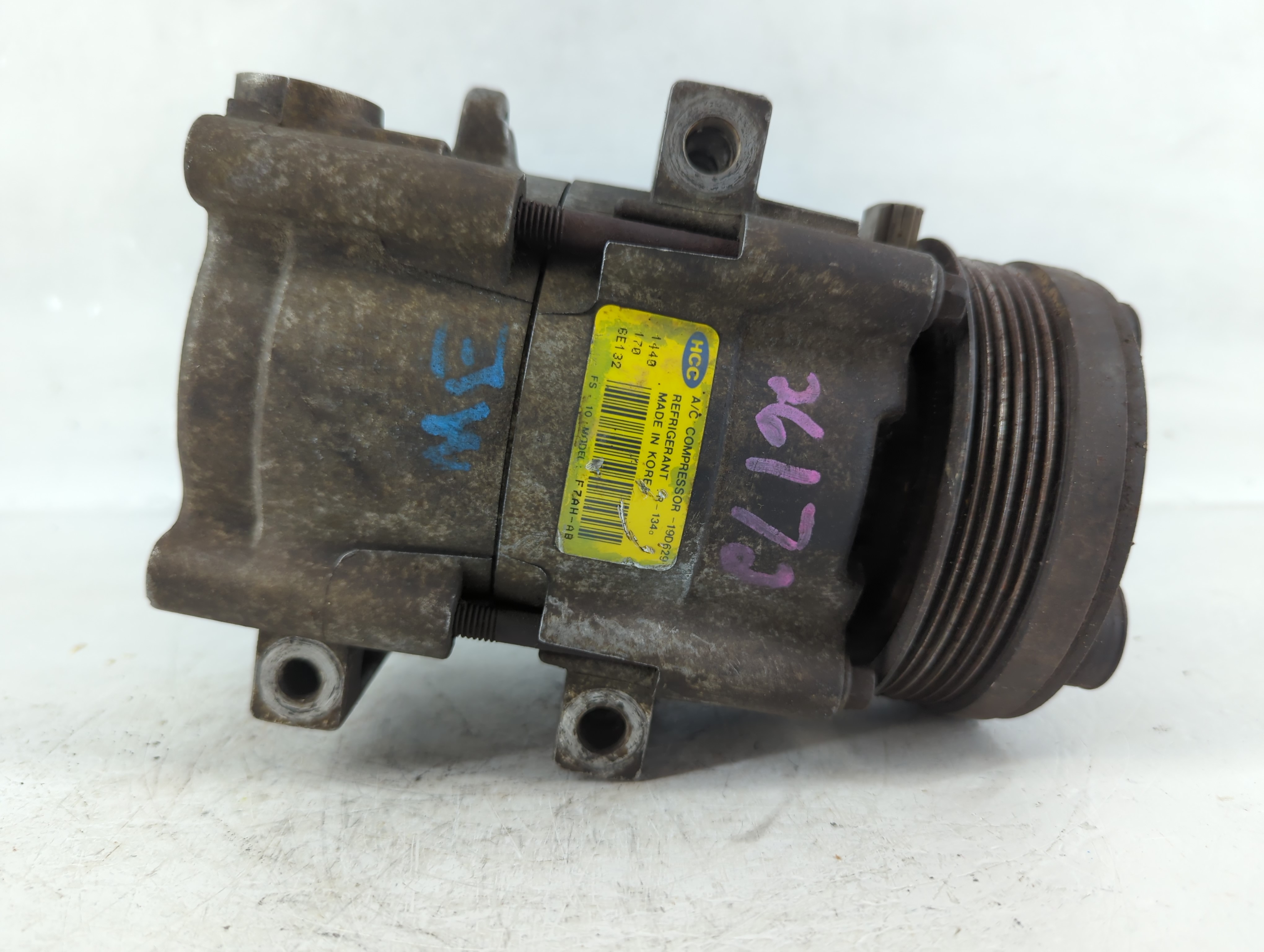 1996-1996 Lincoln Town Car Air Conditioning A/c Ac Compressor Oem 902408 - Oemusedautoparts1.com