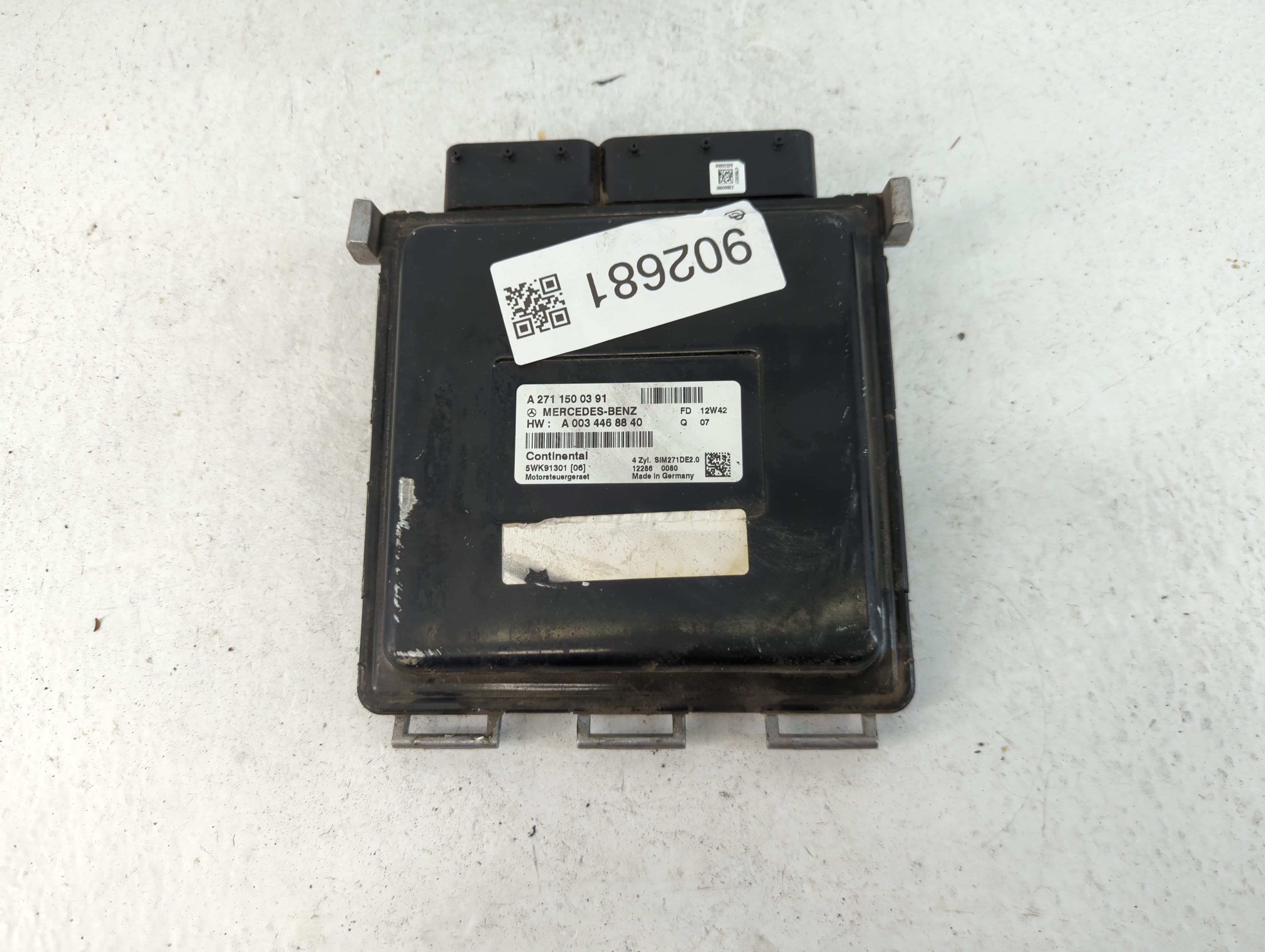 2012-2015 Mercedes-benz C250 Engine Control Computer Ecu Pcm Ecm Pcu Oem 902681 - Oemusedautoparts1.com
