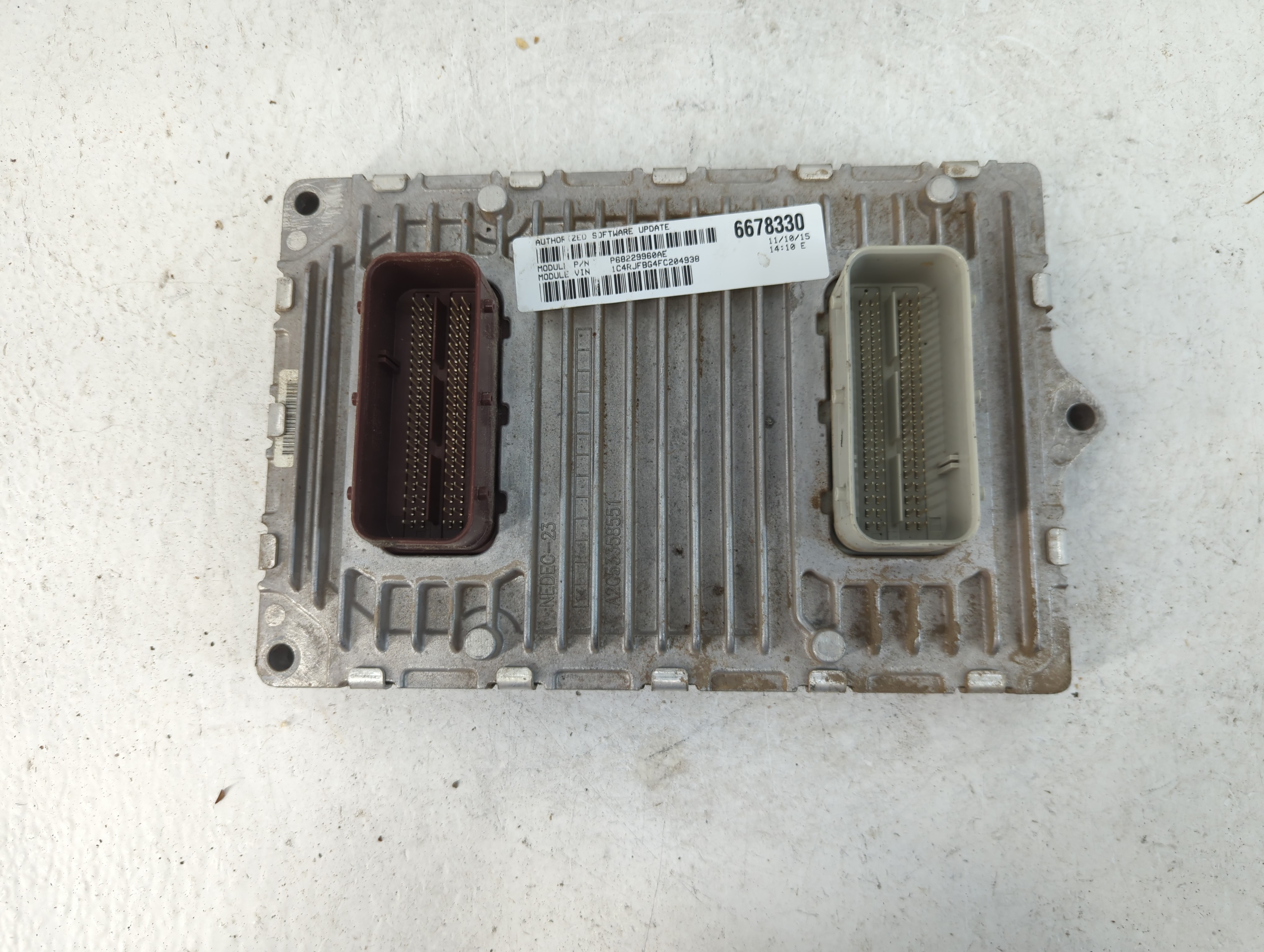 2015-2015 Jeep Grand Cherokee Engine Control Computer Ecu Pcm Ecm Pcu Oem 902688 - Oemusedautoparts1.com