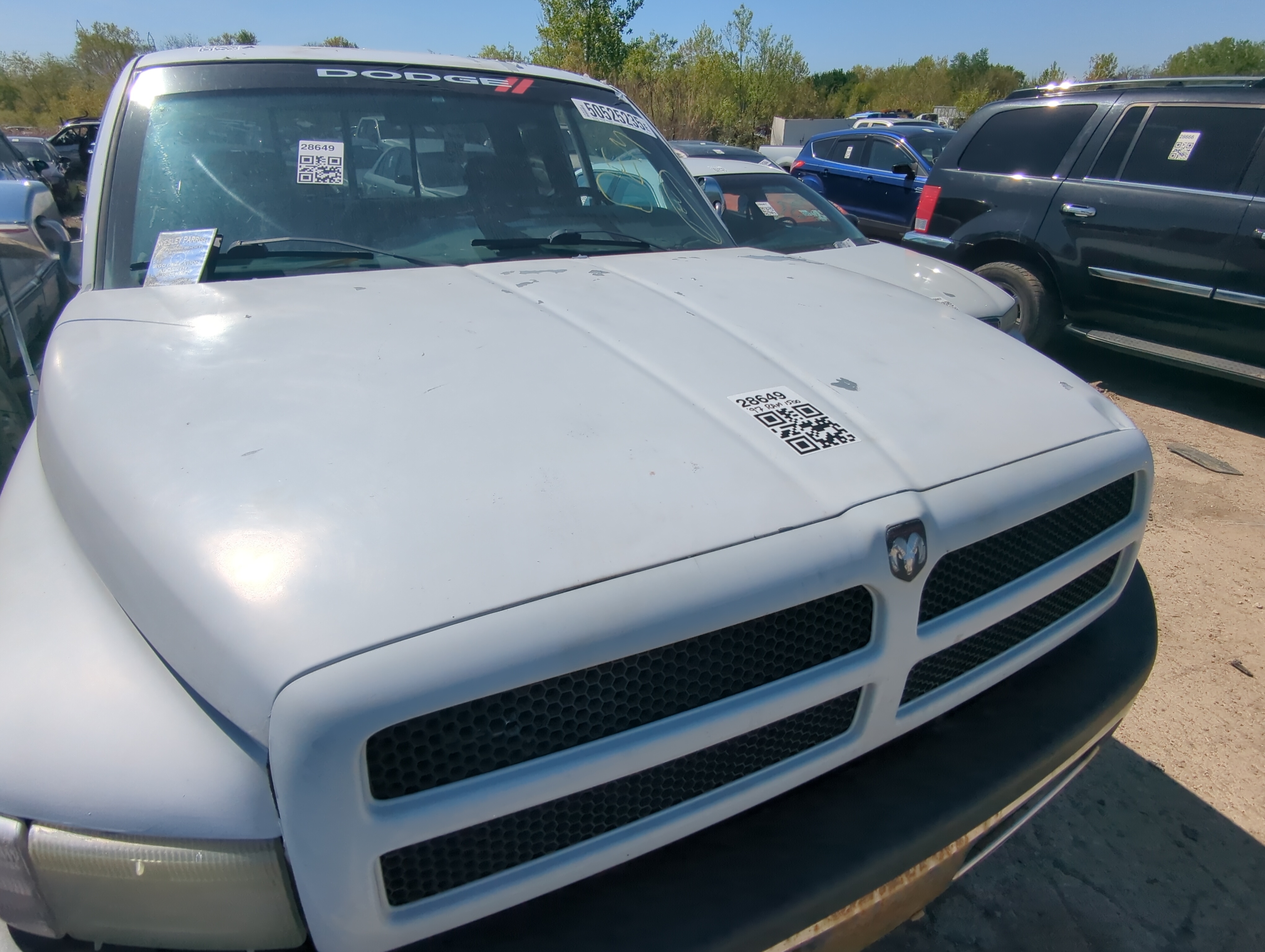 1995-2001 Dodge Ram 1500 Hood Oem 904230 - Oemusedautoparts1.com