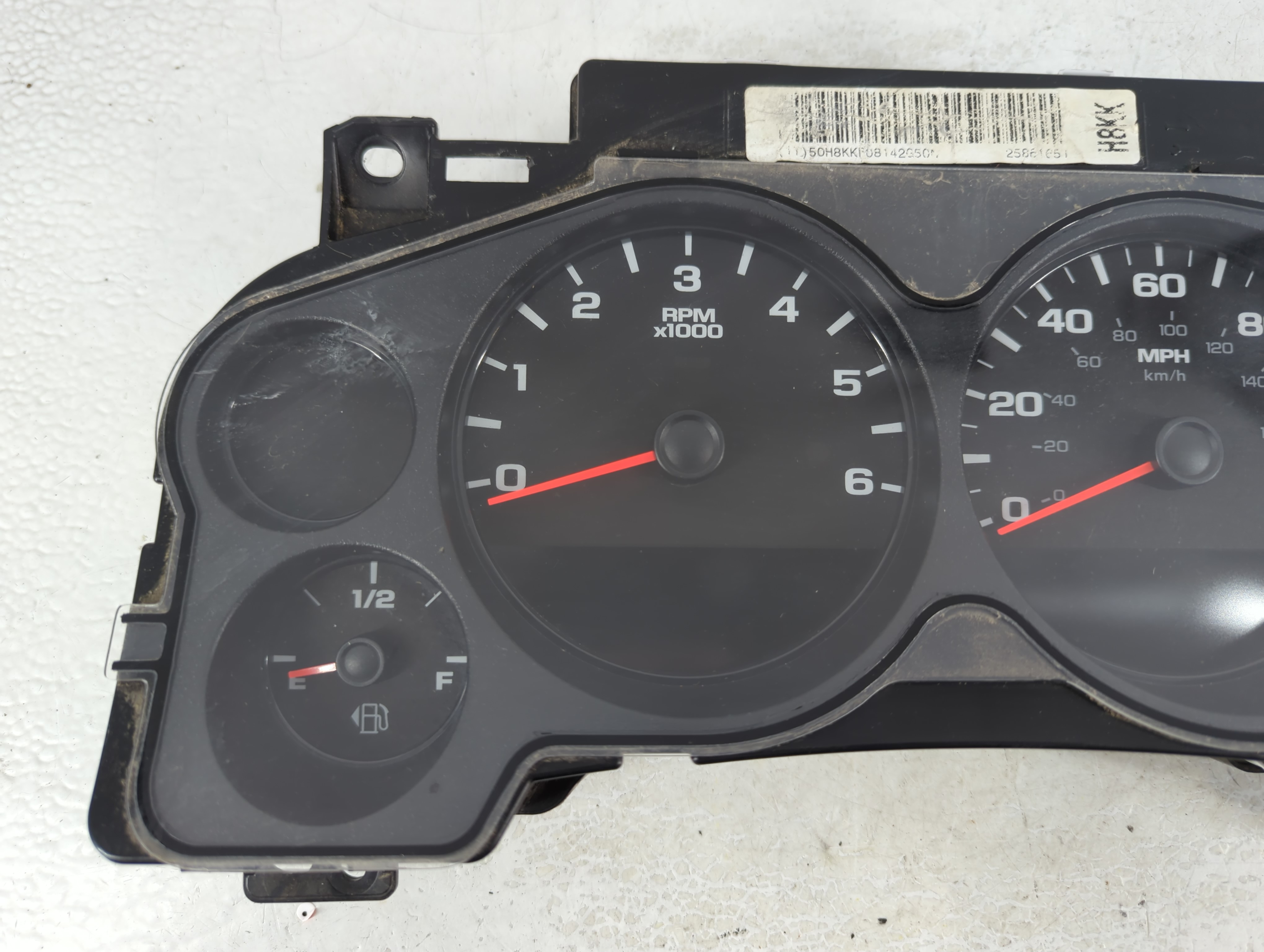 2008 Chevrolet Silverado 1500 Speedometer Instrument Cluster Gauges 904474 - Oemusedautoparts1.com