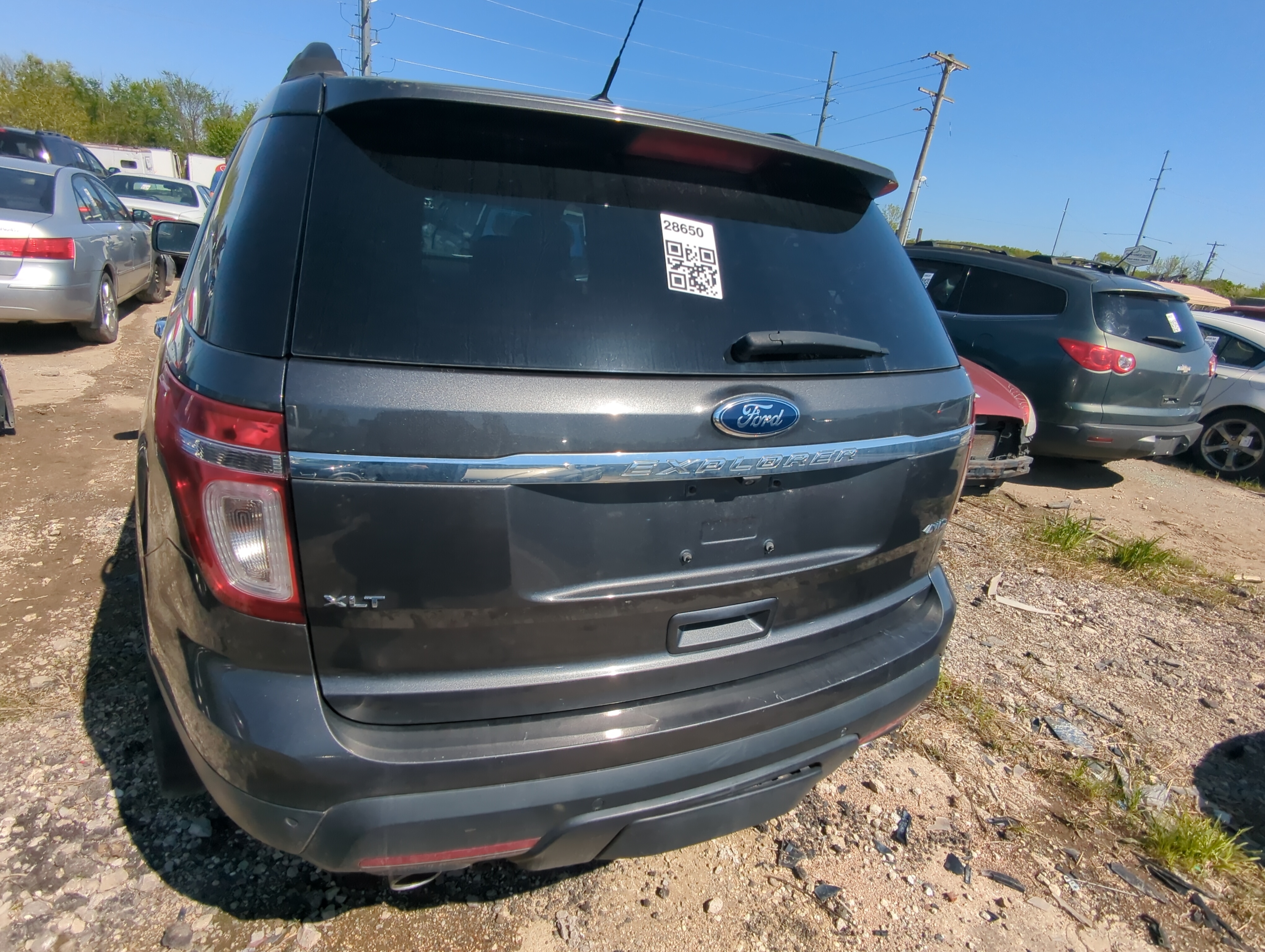 Picture of 2011-2015 Ford Explorer Rear Bumper Assembly Oem 905372