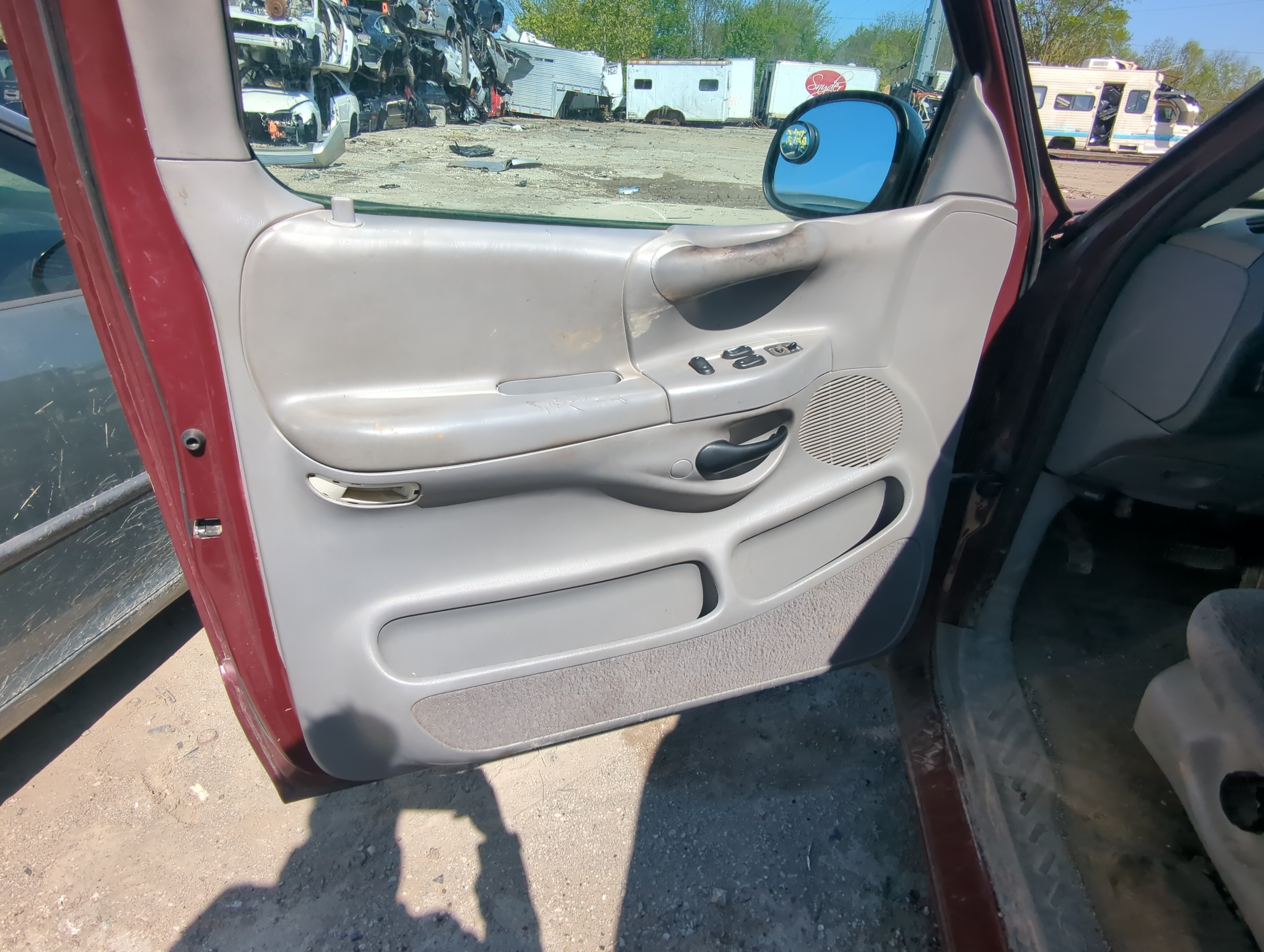 1997 Ford F-150 Front Left Driver Interior Door Panel Trim 906130 - Oemusedautoparts1.com
