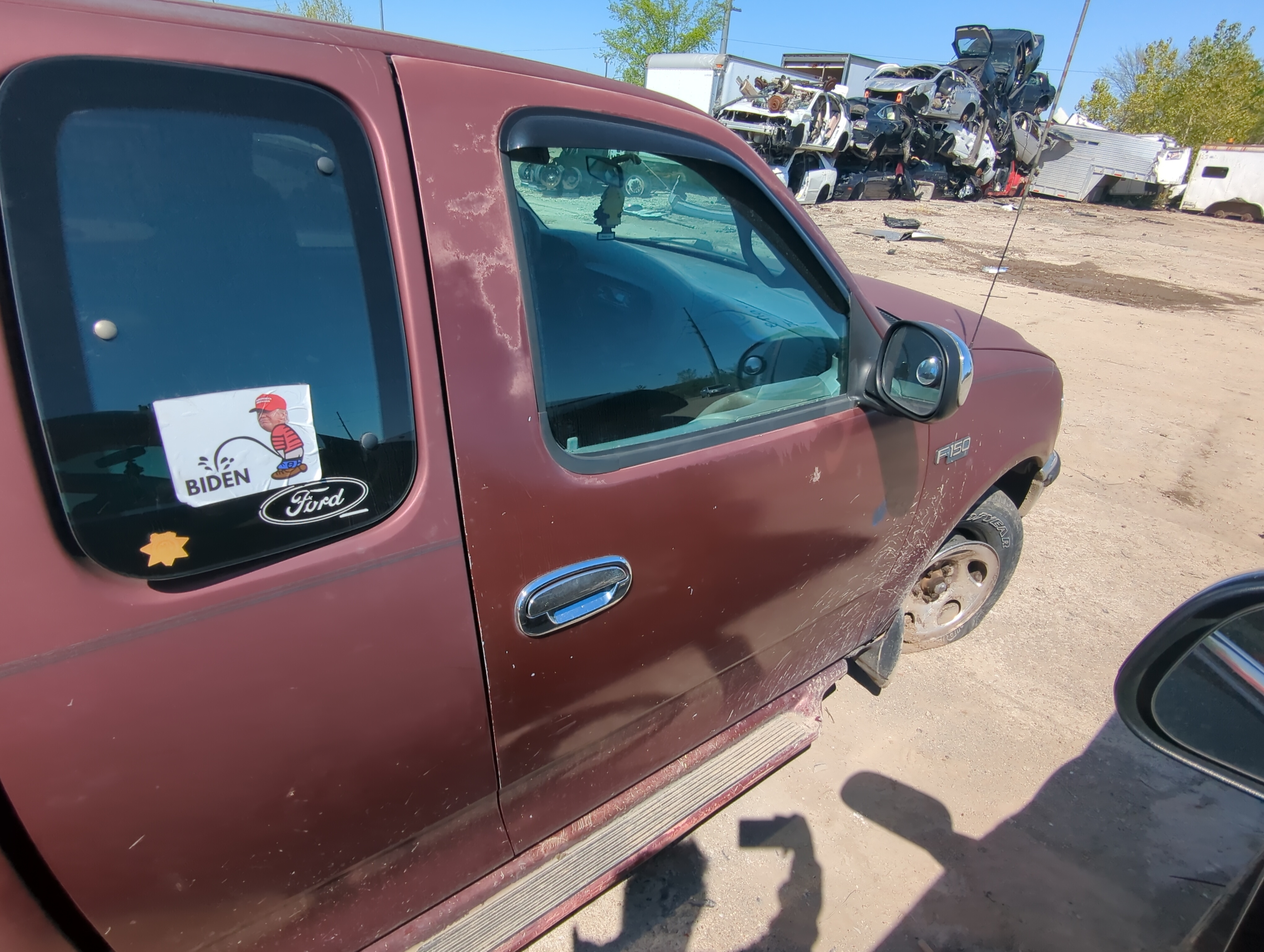 1997-1998 Ford F-150 Passenger Front Door Oem 906176 - Oemusedautoparts1.com