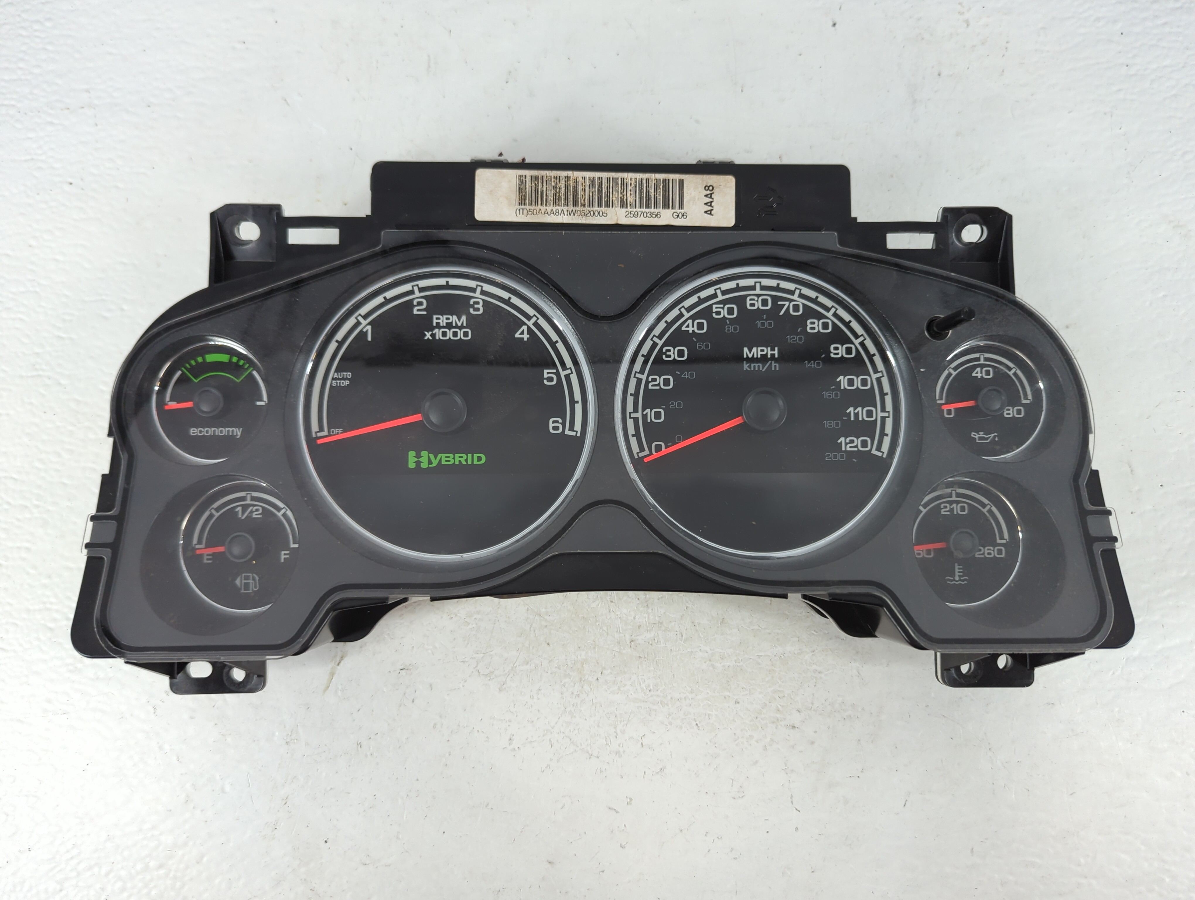 2008-2011 Chevrolet Tahoe Speedometer Instrument Cluster Gauges 25970356 906515 - Oemusedautoparts1.com