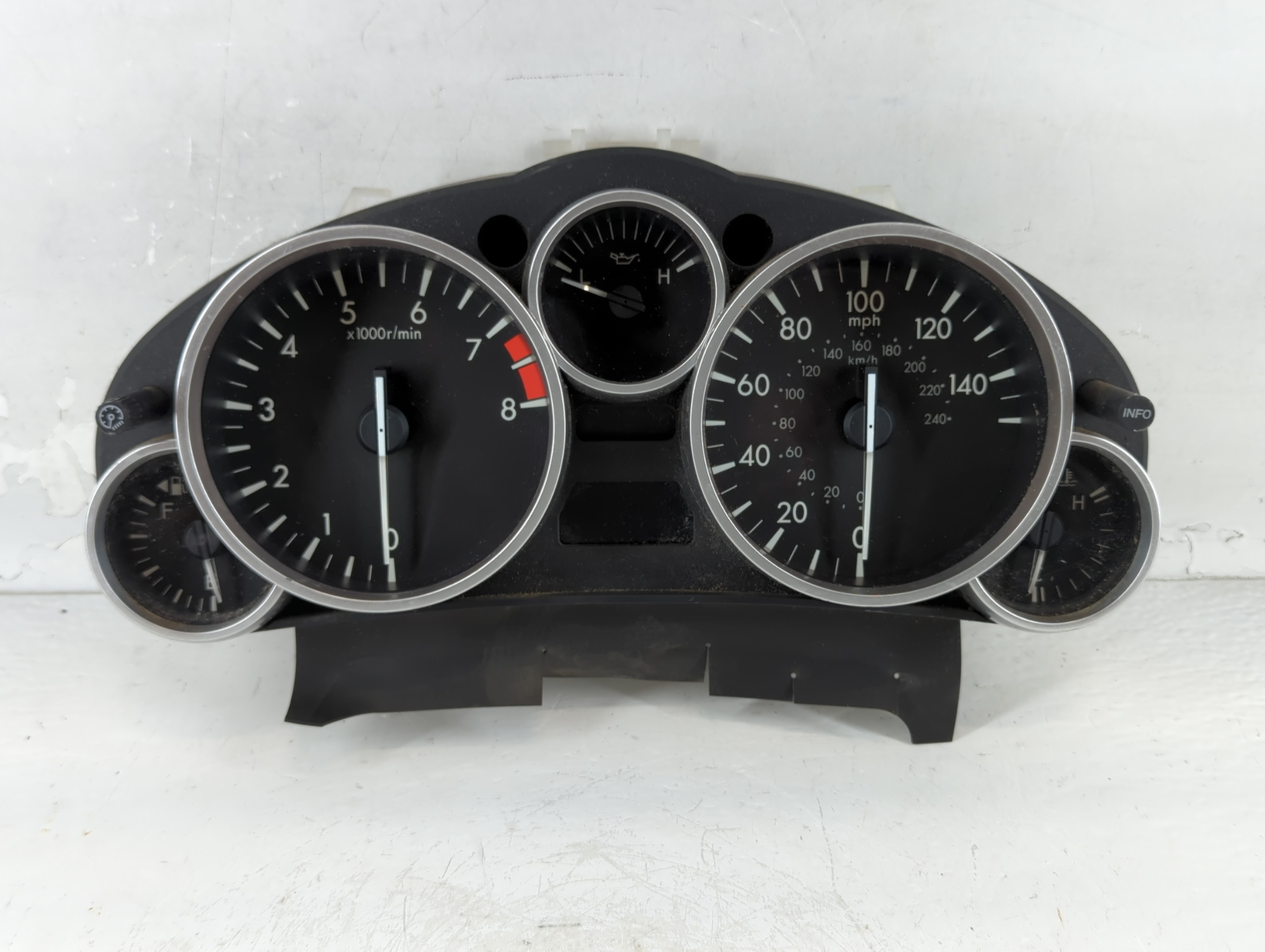 Mazda Miata Speedometer Instrument Cluster Gauges 8l12|nh44 55 430 K9001 906734 - Oemusedautoparts1.com
