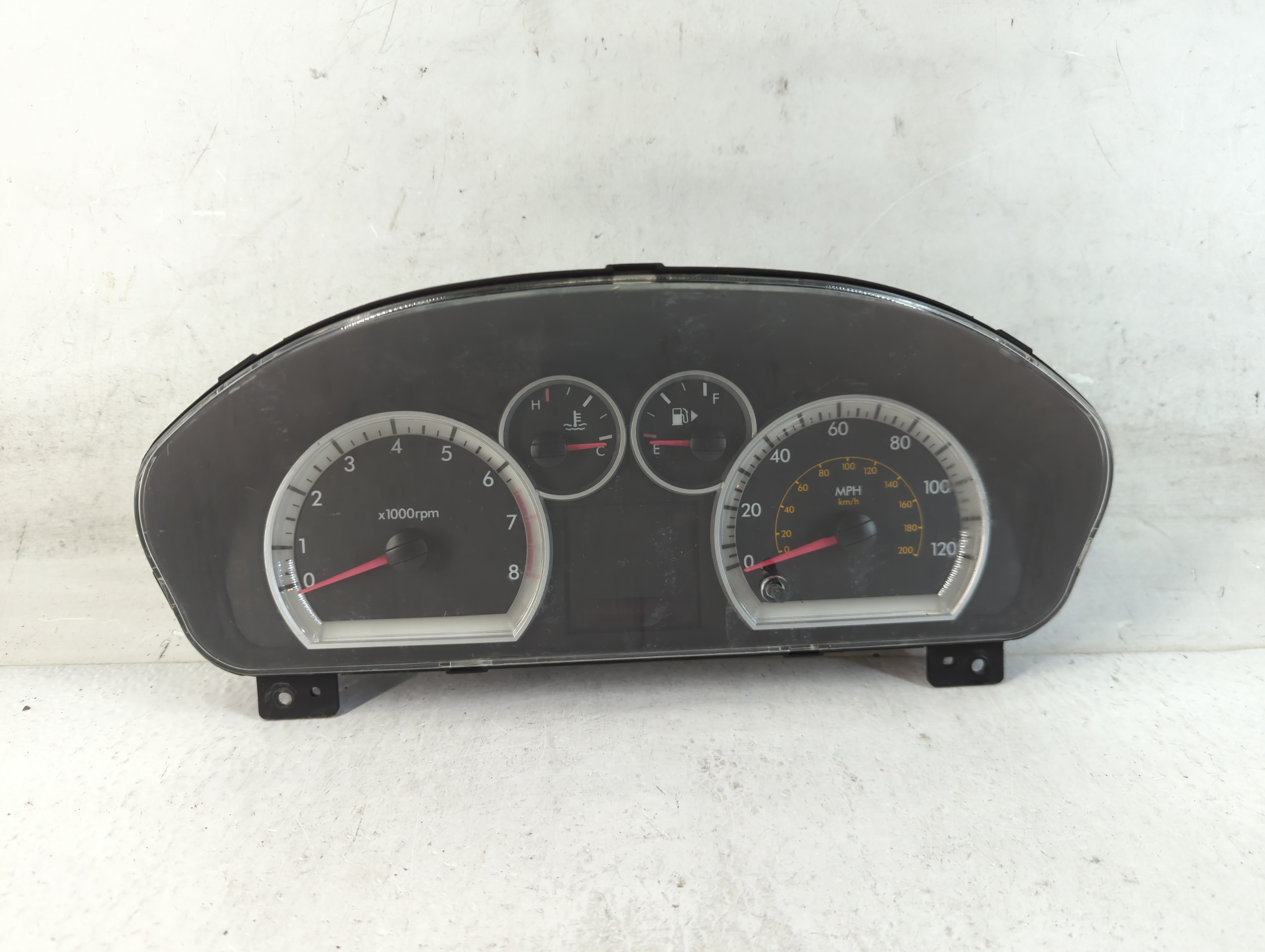 2008-2008 Chevrolet Aveo Speedometer Instrument Cluster Gauges 96839865 906854 - Oemusedautoparts1.com