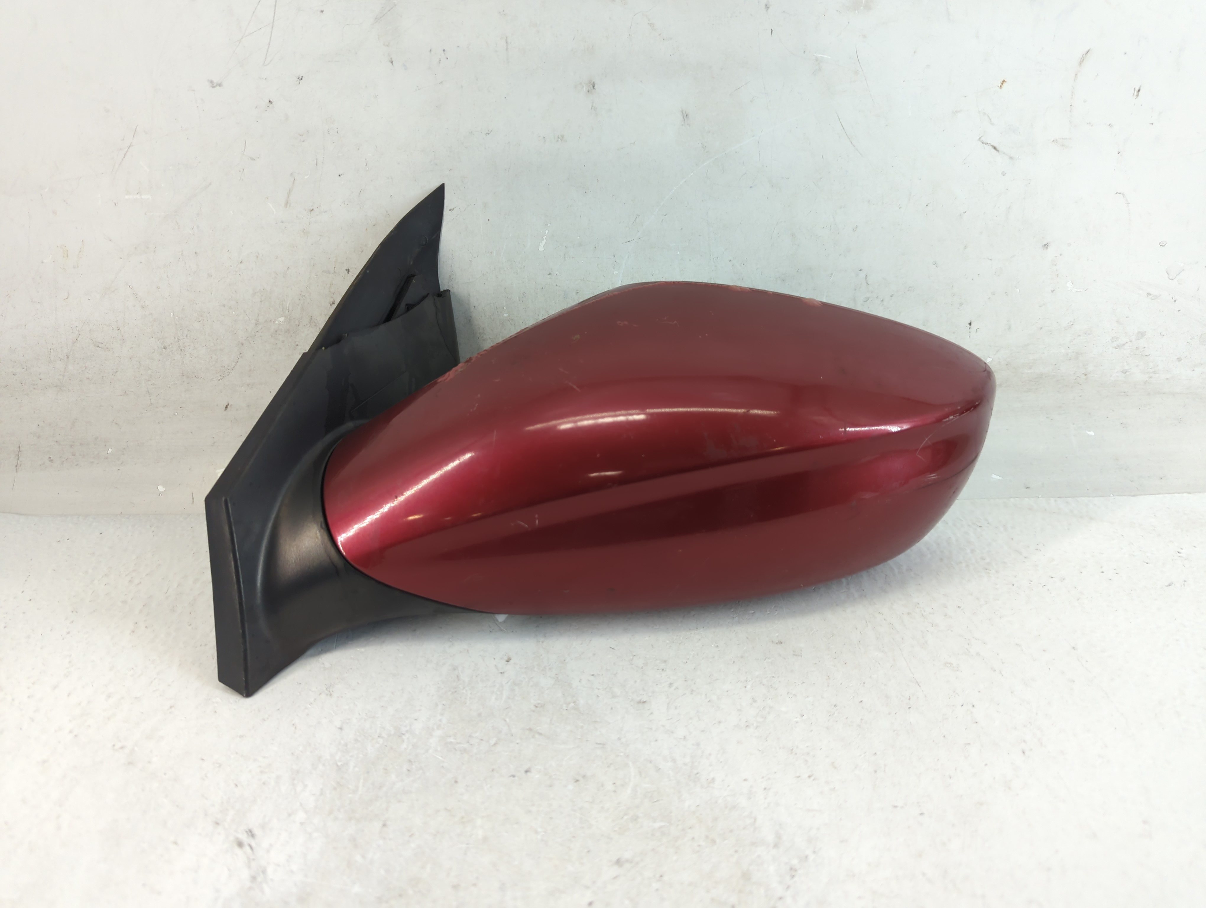 Picture of 2011-2014 Hyundai Sonata Driver Left Side View Power Door Mirror Red 907030