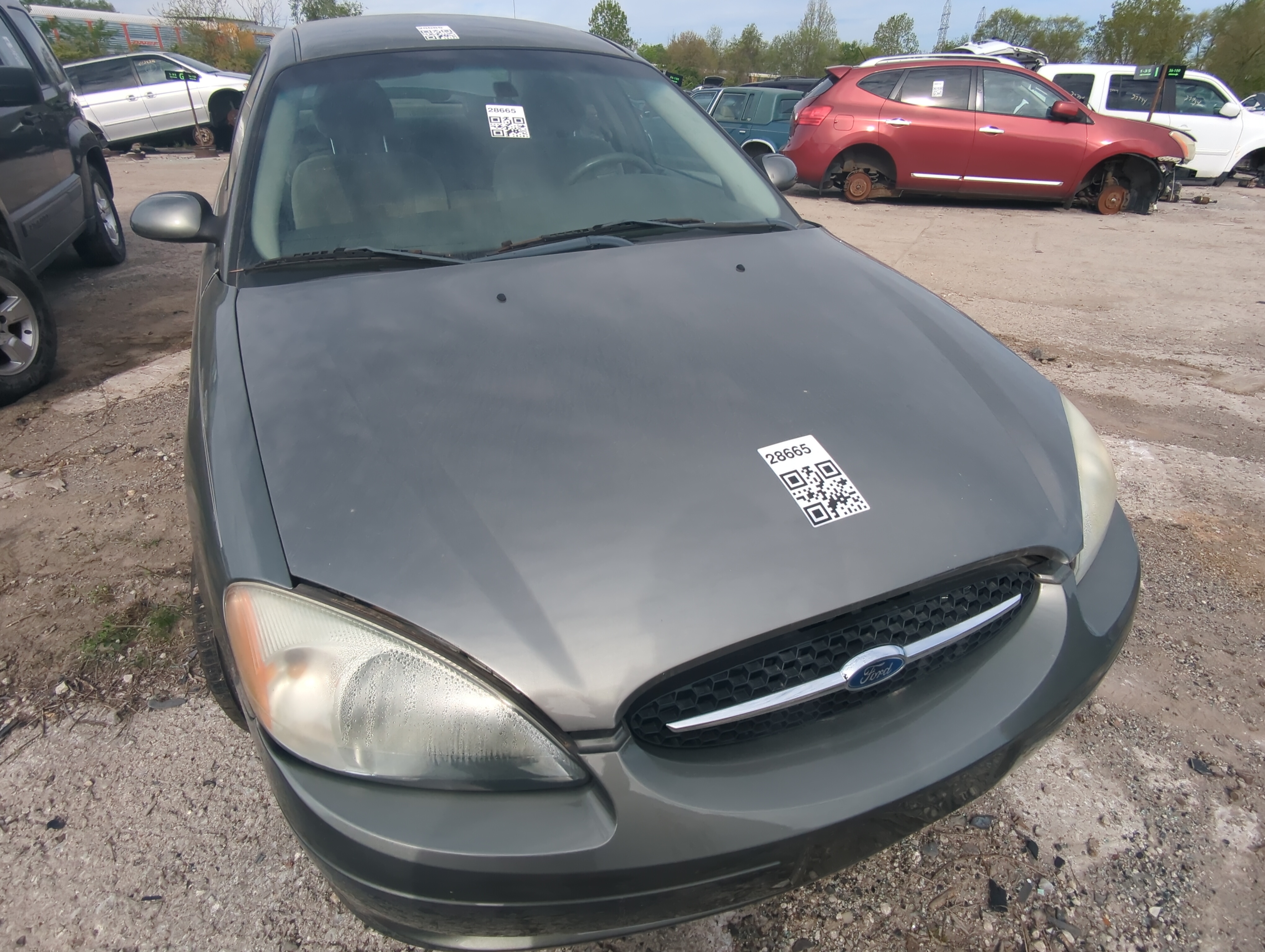 2000-2007 Ford Taurus Hood Oem 907186 - Oemusedautoparts1.com