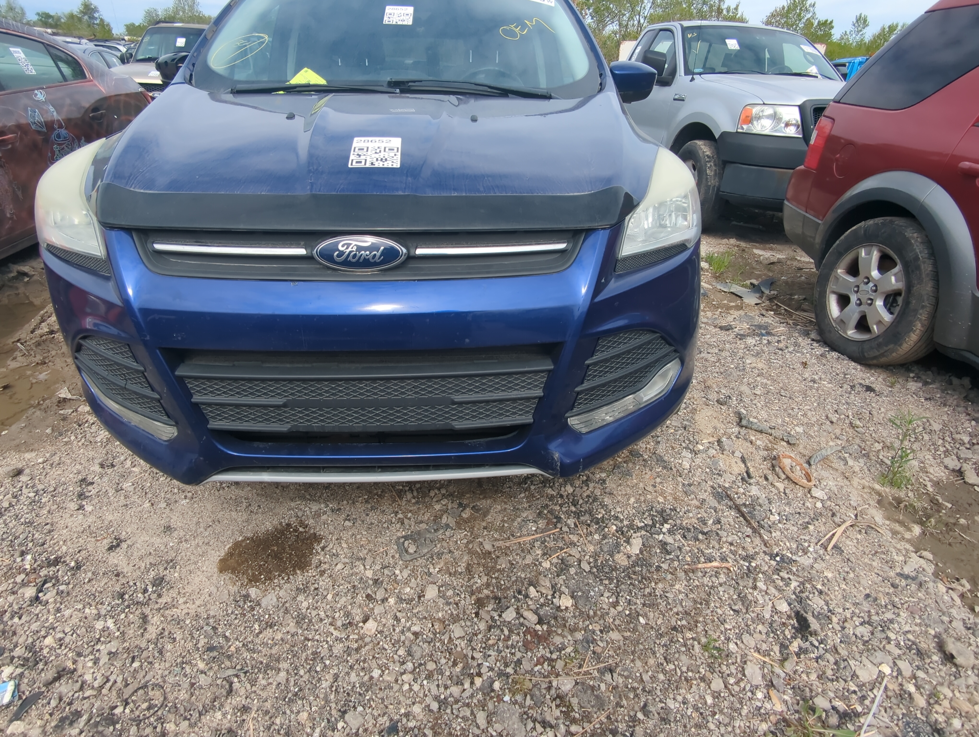 2013-2016 Ford Escape Front Bumper - Oem 907416 - Oemusedautoparts1.com