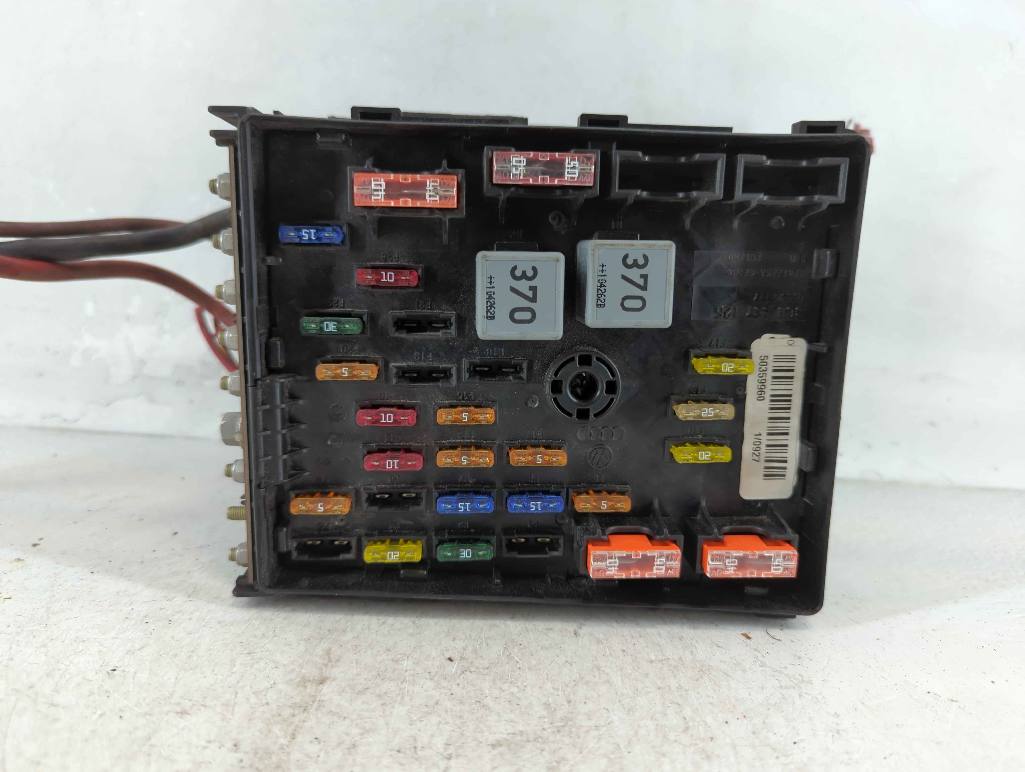 Picture of 2009-2012 Volkswagen Cc Fusebox Fuse Box Relay Module 3c0 937 125 907784