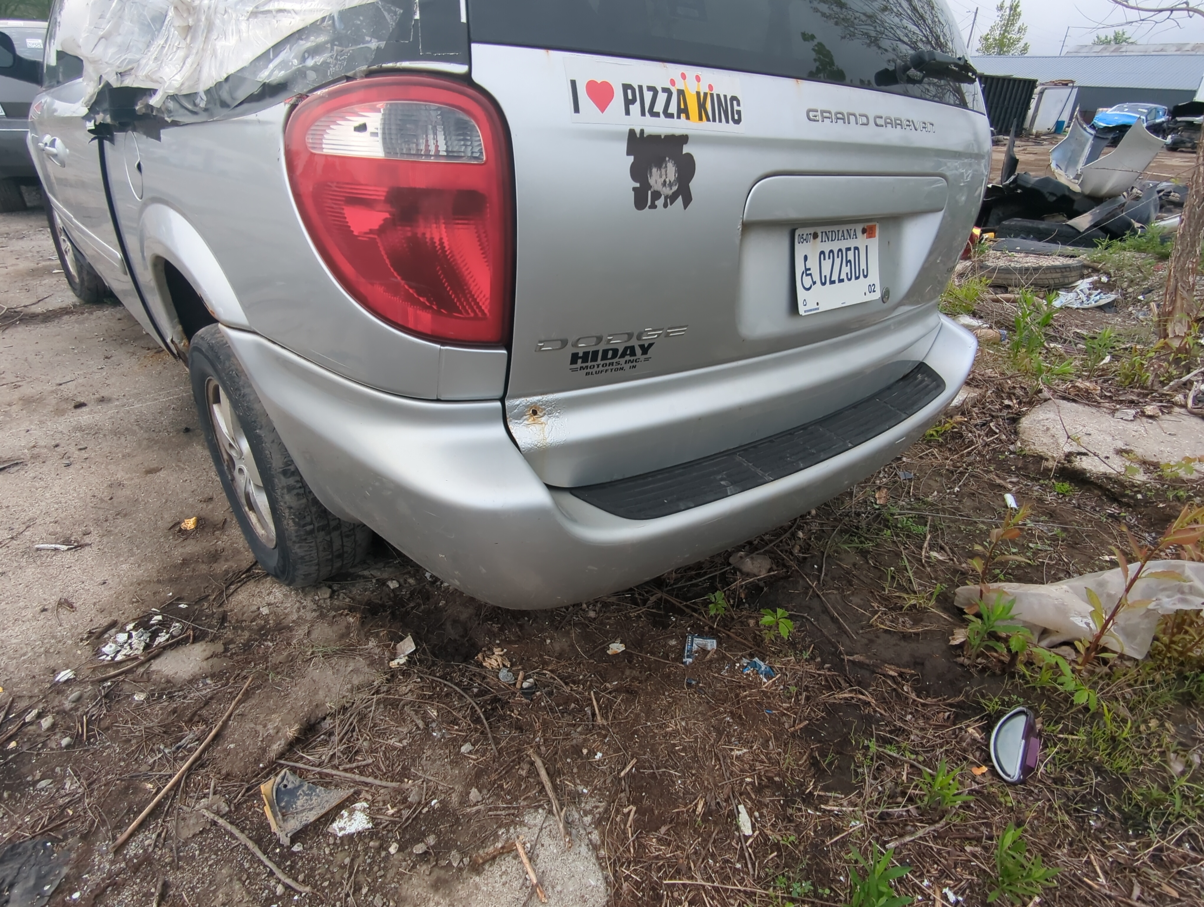 Picture of Dodge Grand Caravan Rear Bumper Assembly Oem 909327