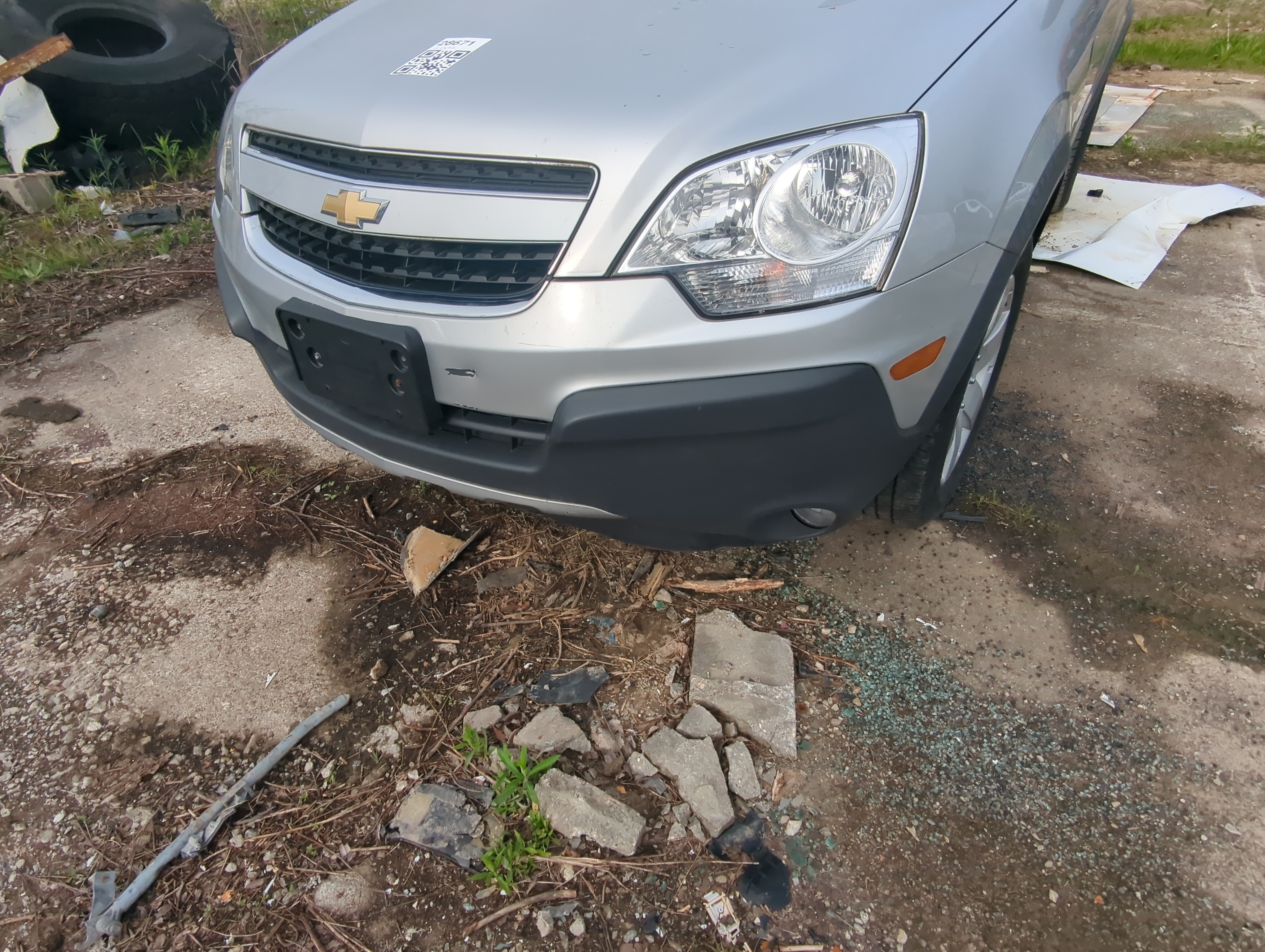 2012-2015 Chevrolet Captiva Sport Front Bumper - Oem 909495 - Oemusedautoparts1.com