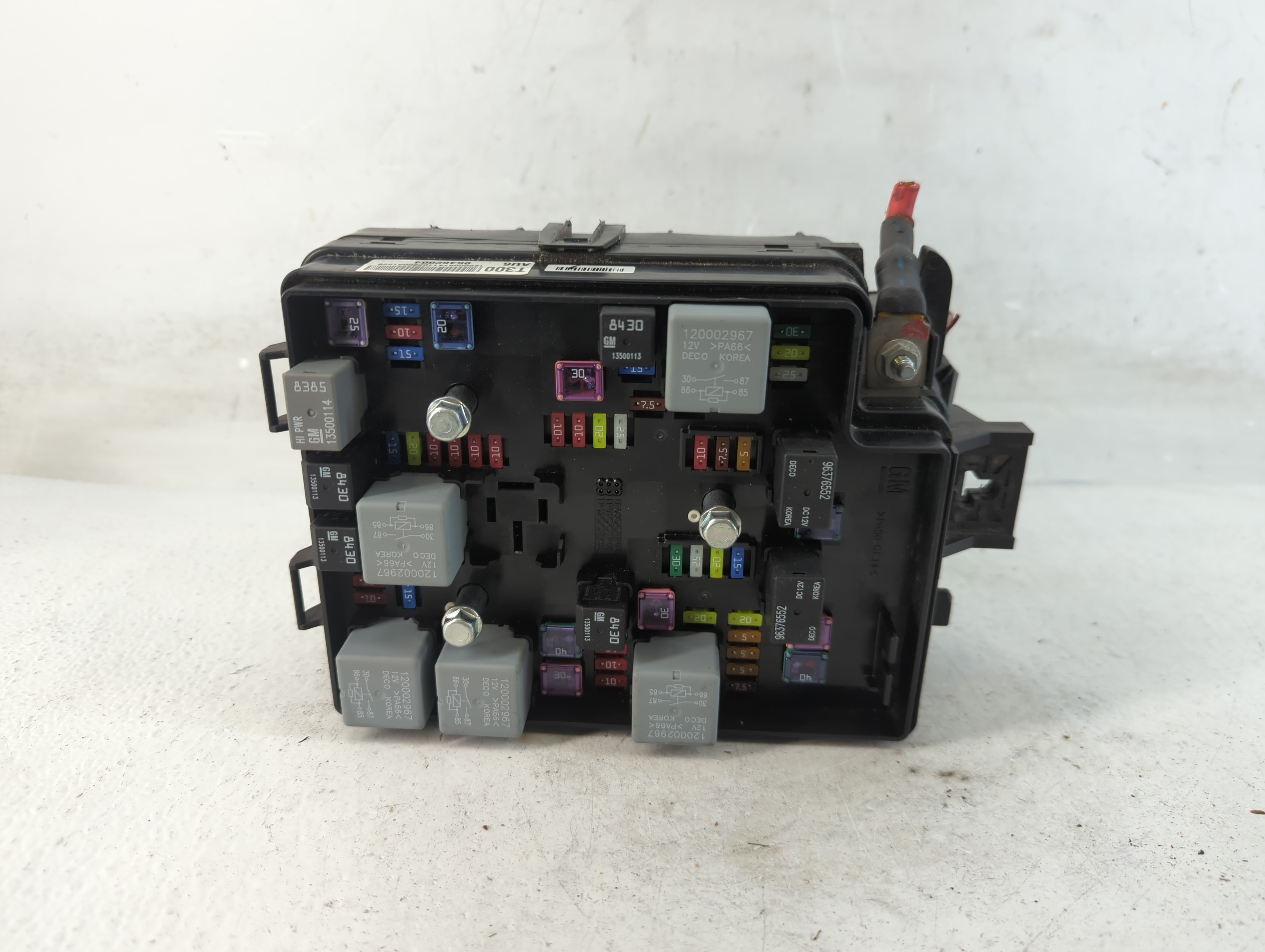 2012-2013 Chevrolet Sonic Fusebox Fuse Box Relay Module 95462804 909953 - Oemusedautoparts1.com