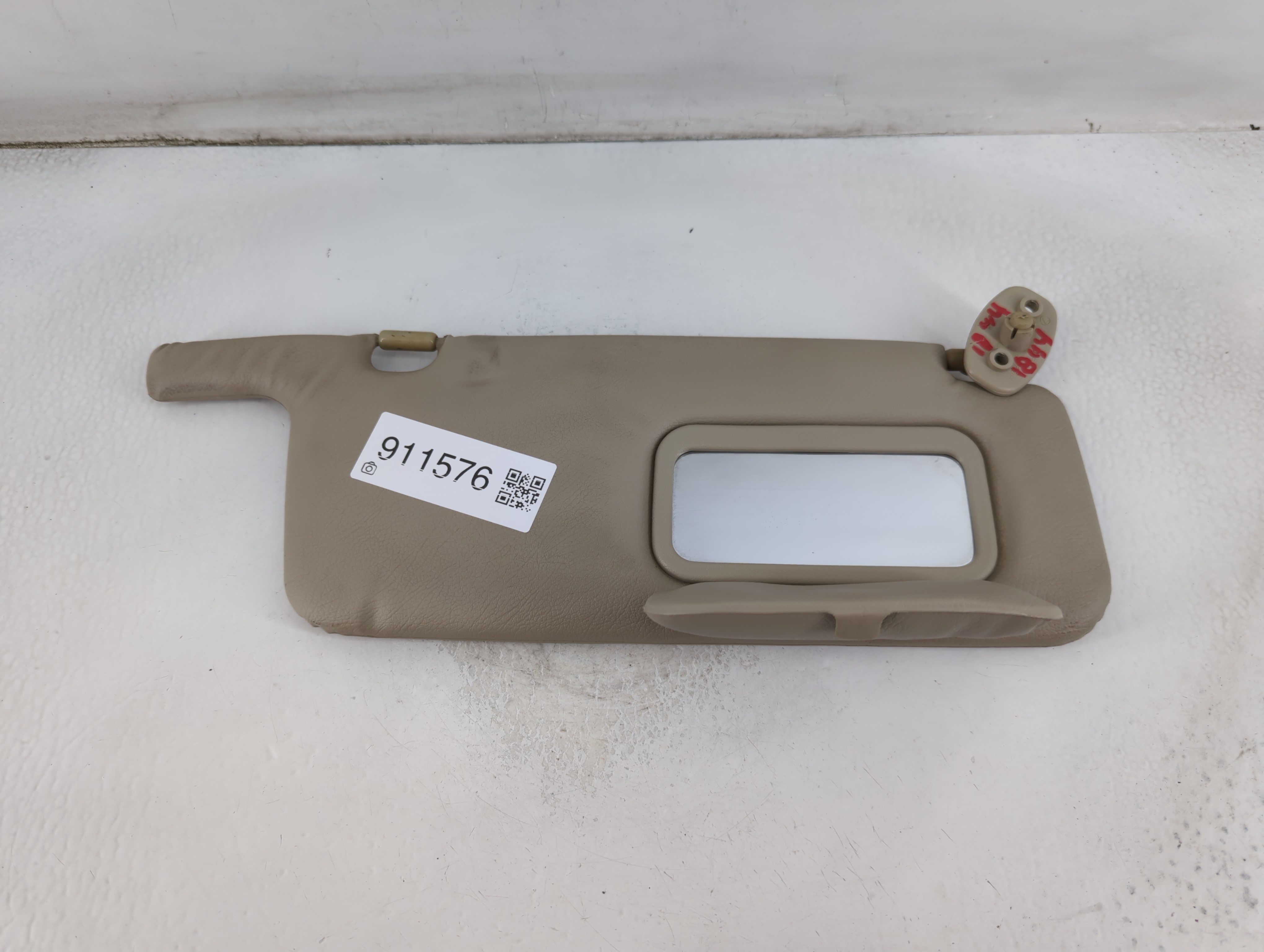 Picture of 1992 Subaru Legacy Passenger Sun Visor Mirror Right Sunvisor Grey 911576
