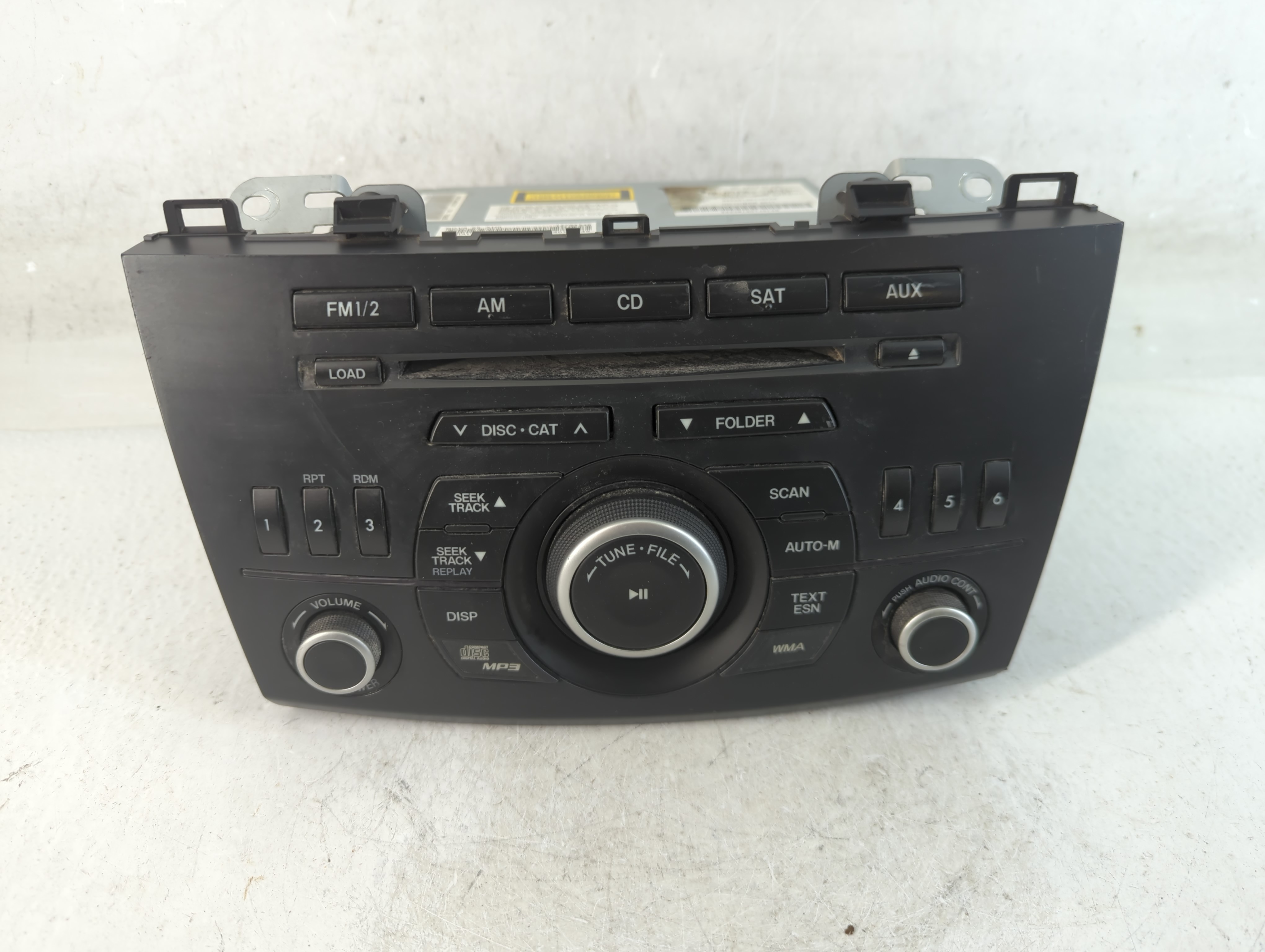 2010-2012 Mazda 3 Am Fm Cd Player Radio Receiver 912496 - Oemusedautoparts1.com