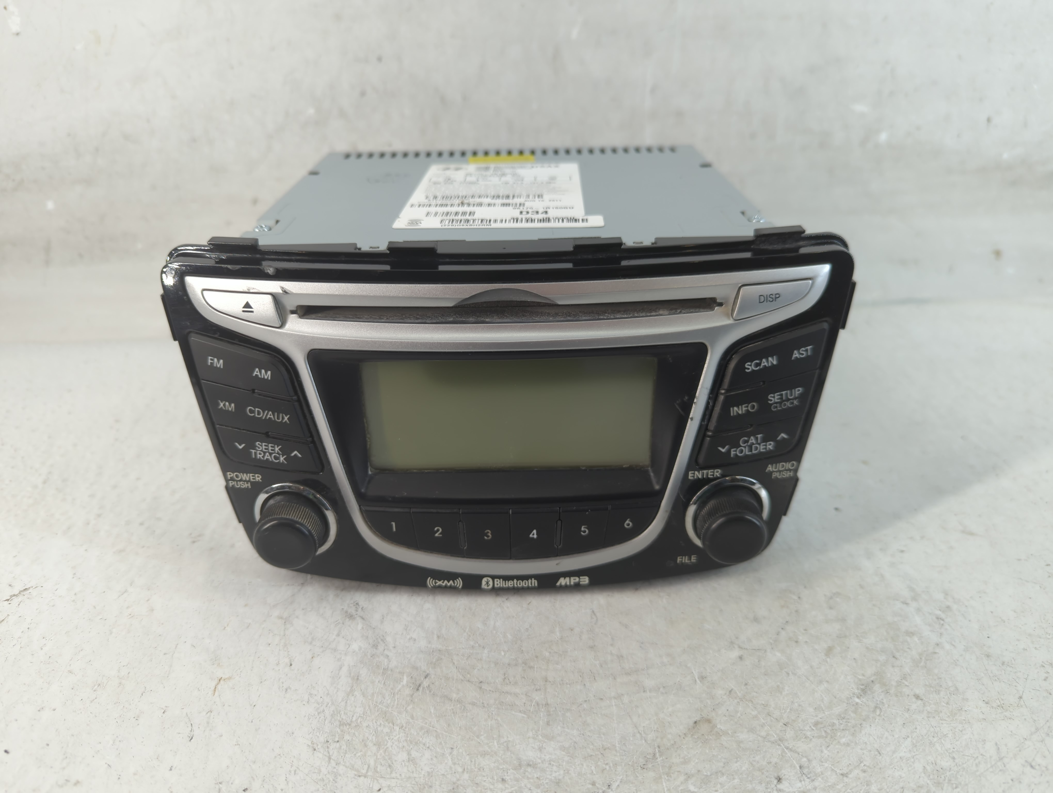 2012-2012 Hyundai Accent Am Fm Cd Player Radio Receiver 912509 - Oemusedautoparts1.com