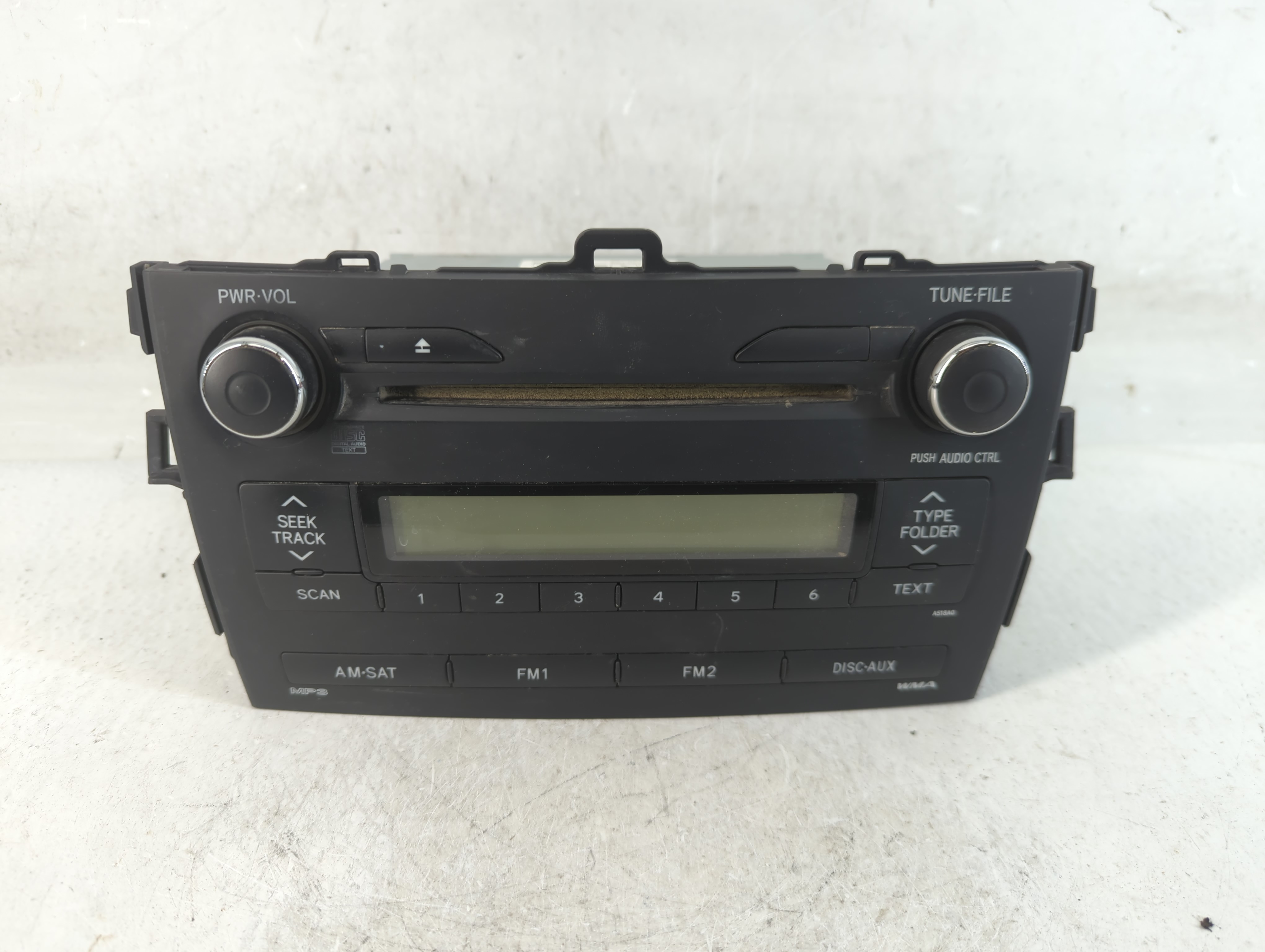2009-2010 Toyota Corolla Am Fm Cd Player Radio Receiver 912510 - Oemusedautoparts1.com