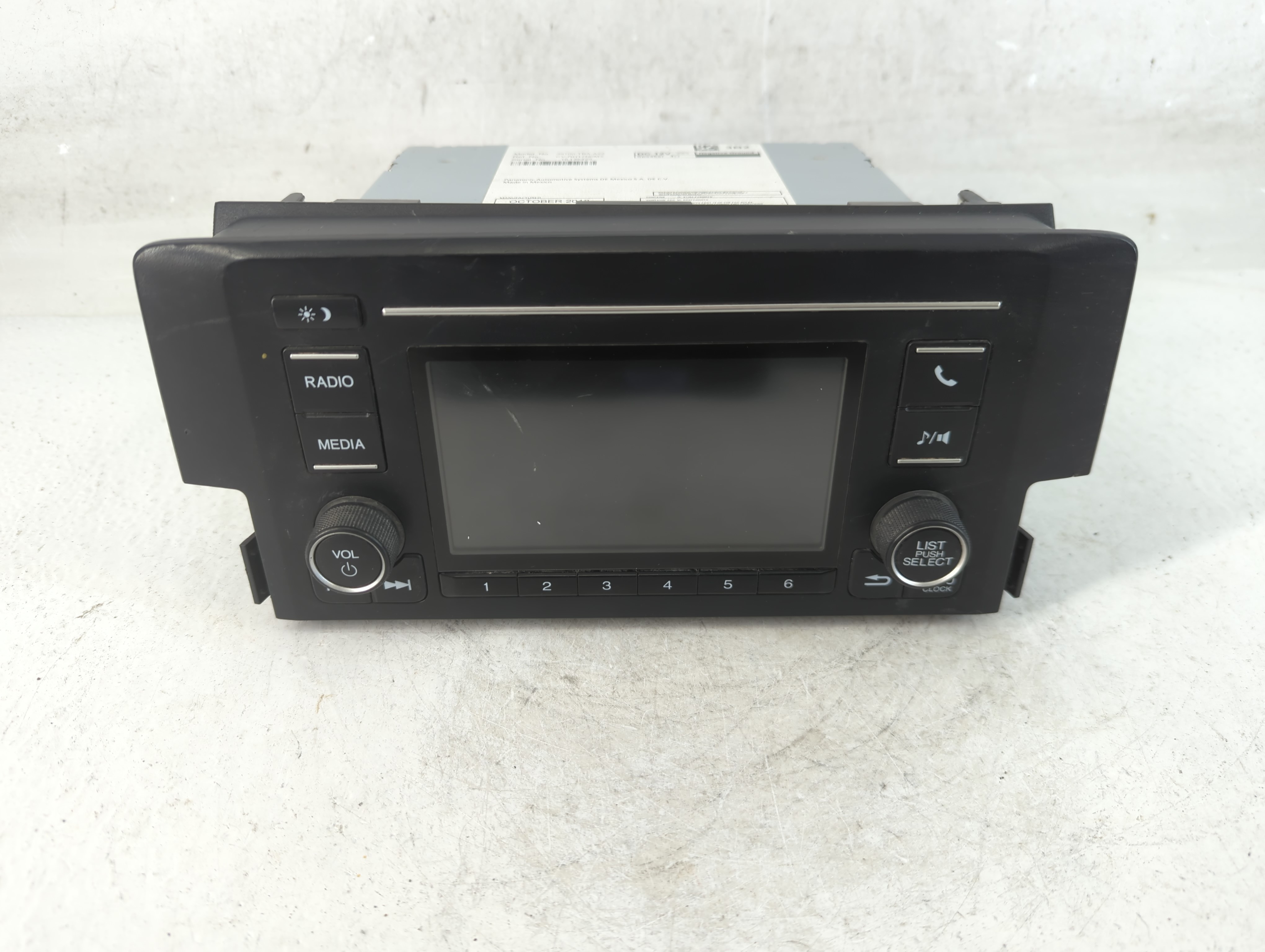2018-2018 Honda Civic Am Fm Cd Player Radio Receiver 912633 - Oemusedautoparts1.com