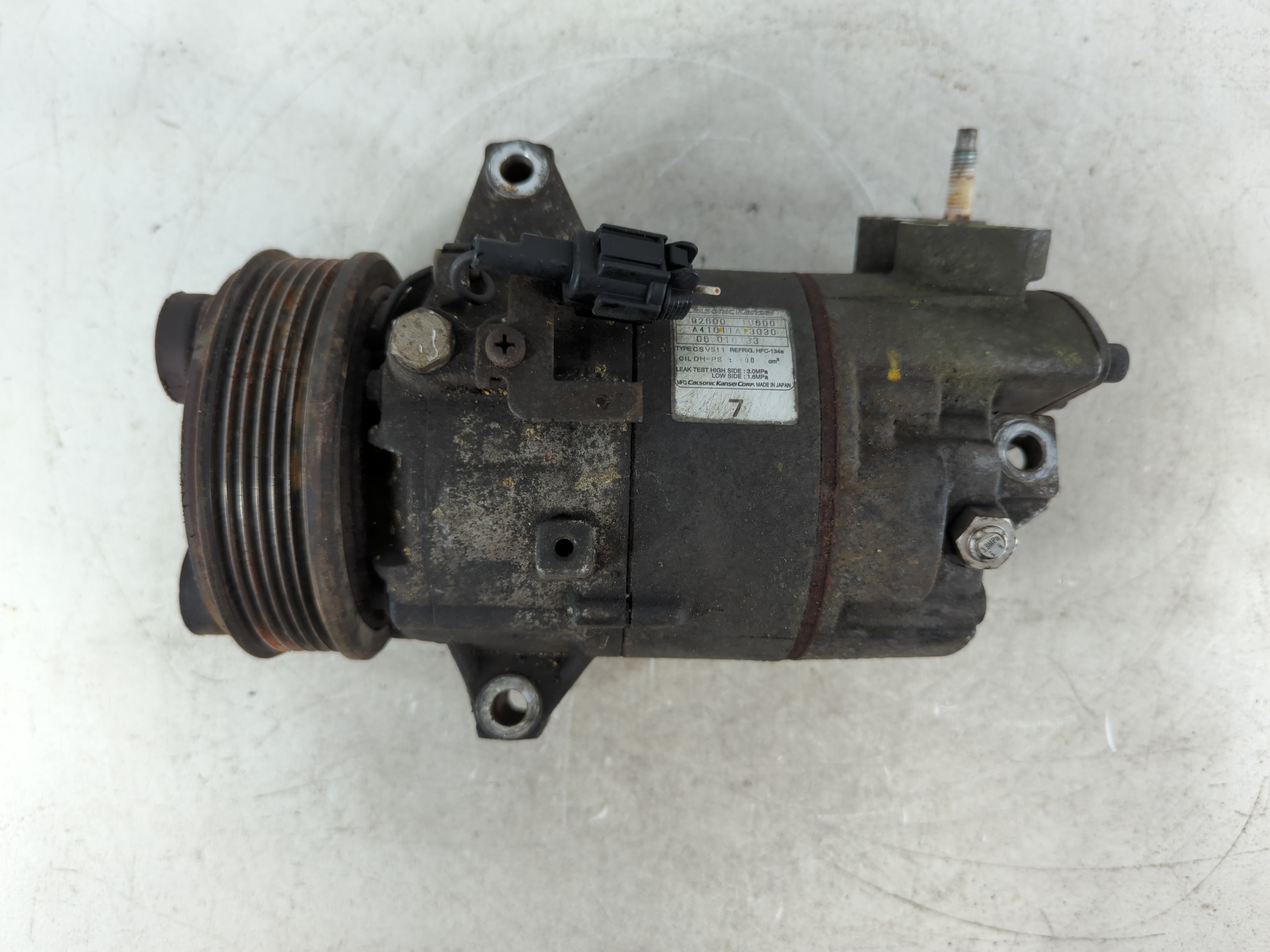 2007-2007 Nissan Versa Air Conditioning A/c Ac Compressor Oem 912667 - Oemusedautoparts1.com