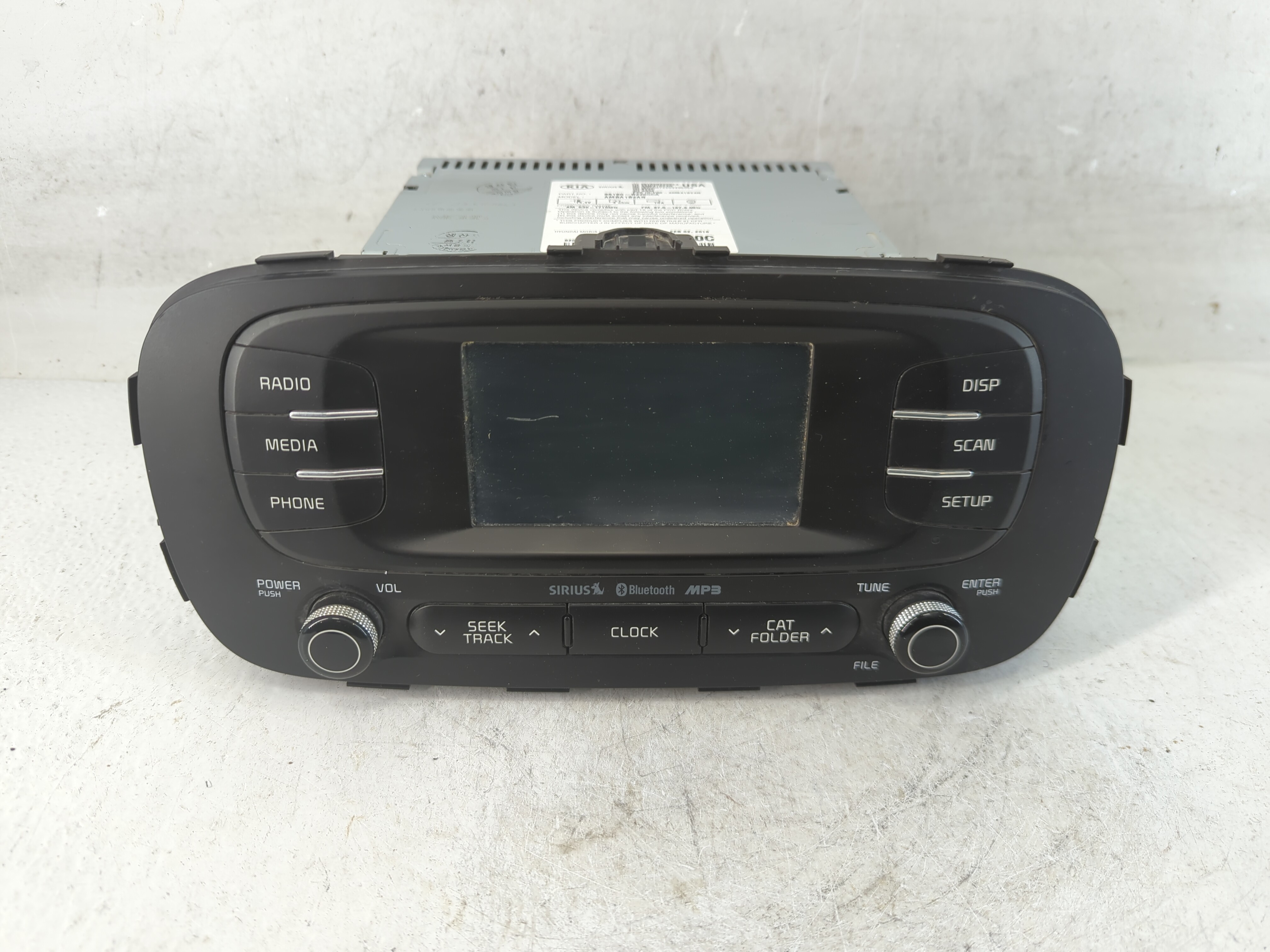 2015-2016 Kia Soul Am Fm Cd Player Radio Receiver 912675 - Oemusedautoparts1.com