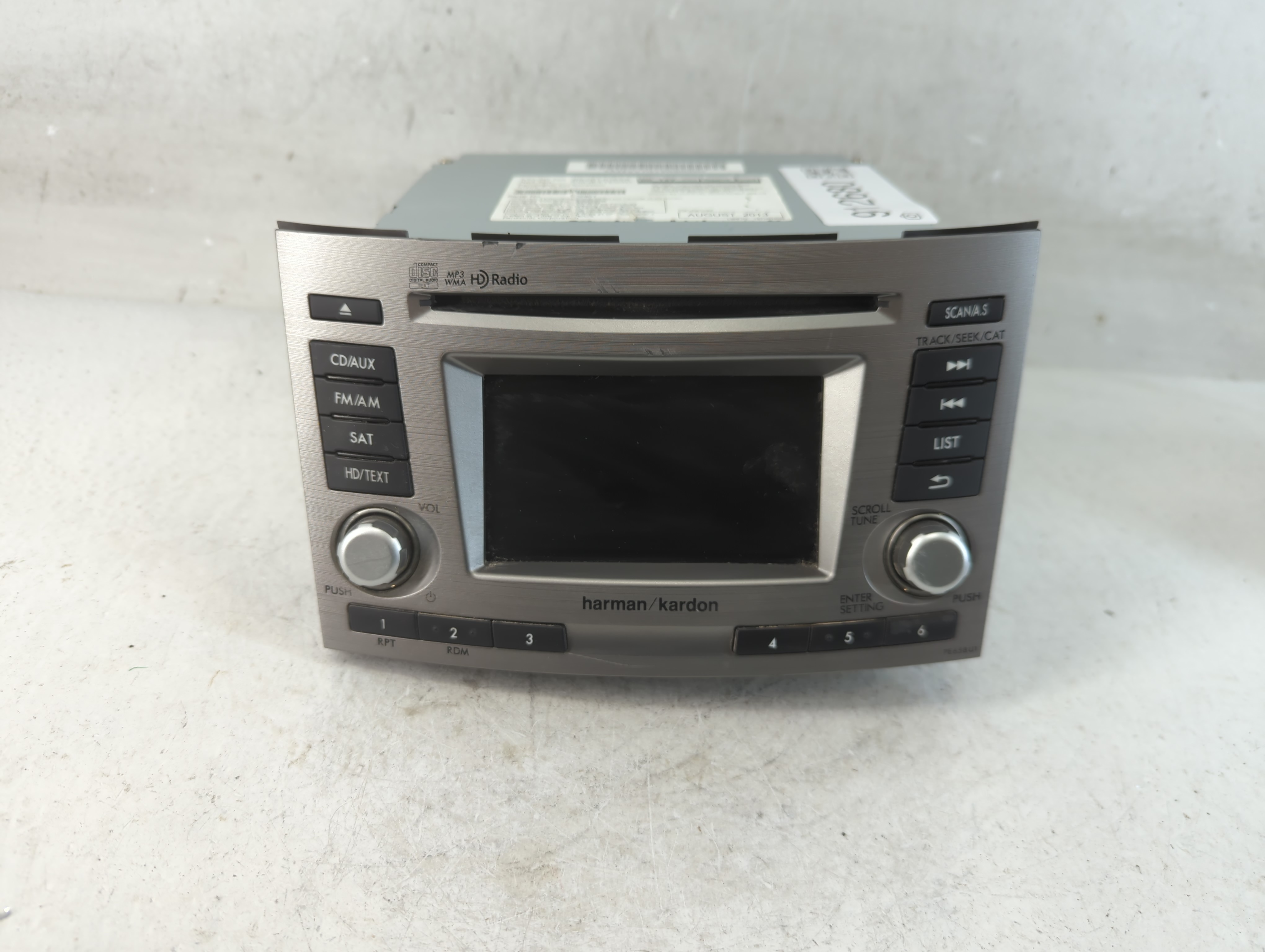 2013-2014 Subaru Legacy Am Fm Cd Player Radio Receiver 912680 - Oemusedautoparts1.com
