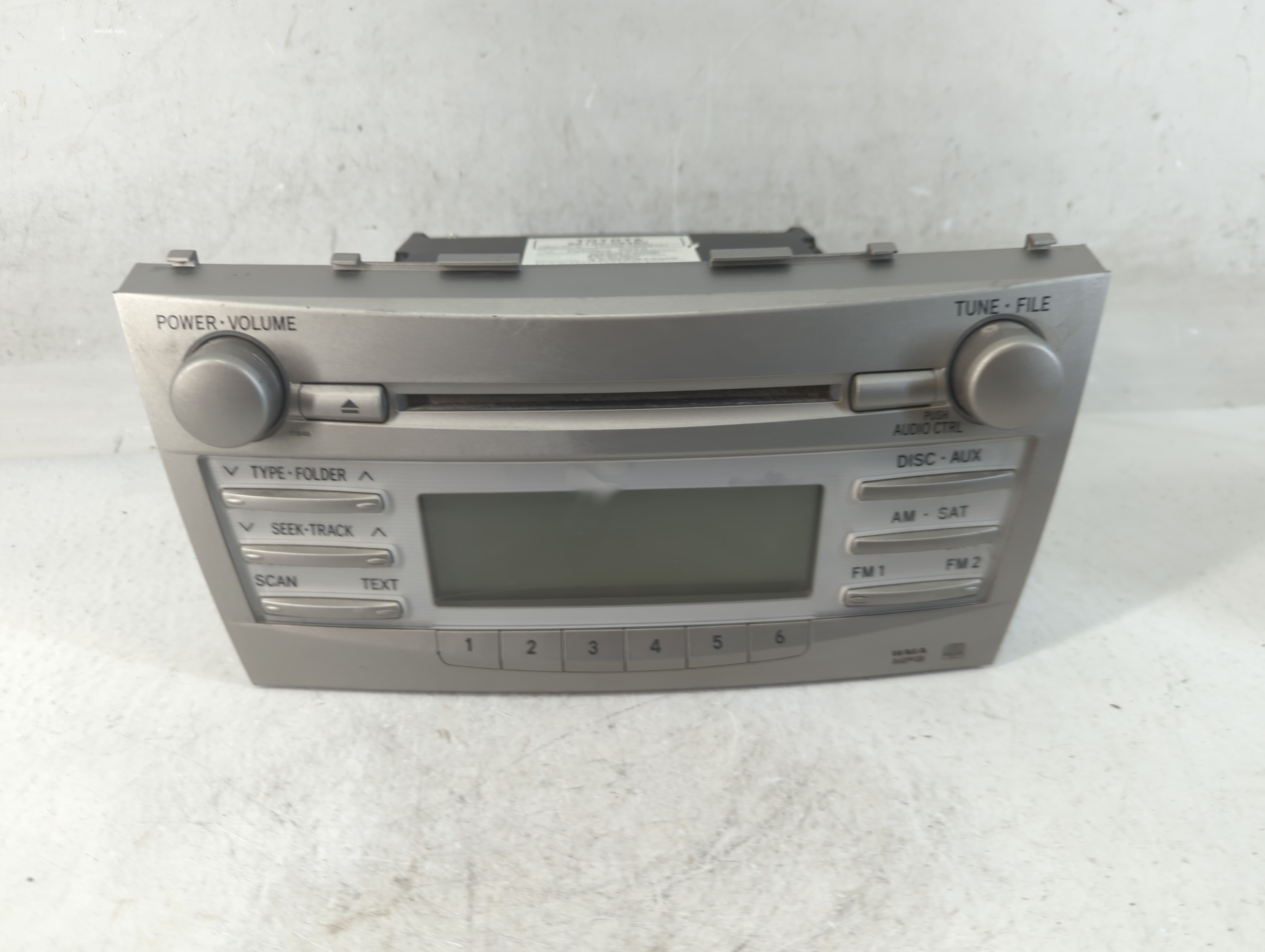 2007-2011 Toyota Camry Am Fm Cd Player Radio Receiver 912754 - Oemusedautoparts1.com