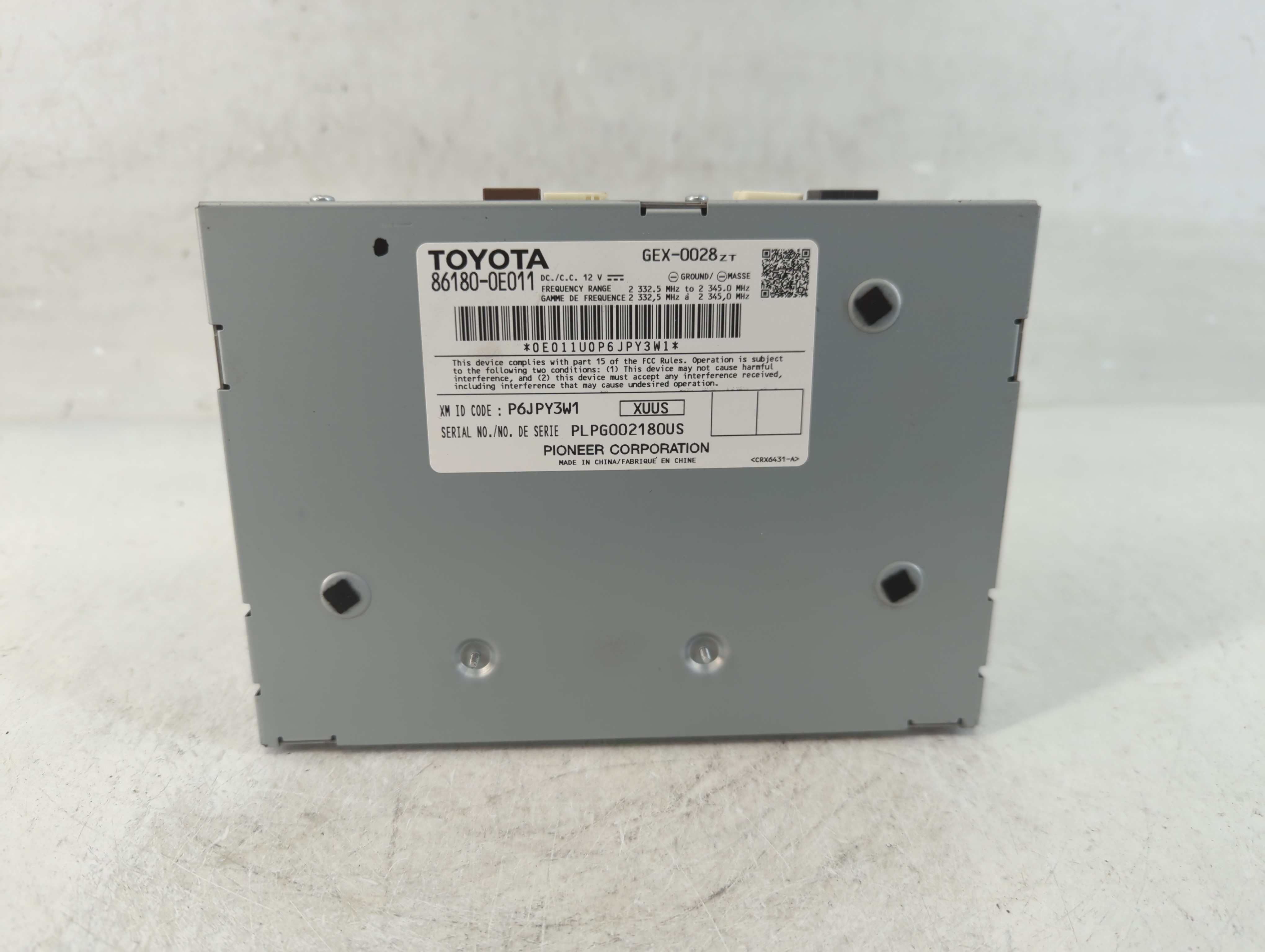 2012-2015 Toyota Camry Am Fm Cd Player Radio Receiver 913186 - Oemusedautoparts1.com