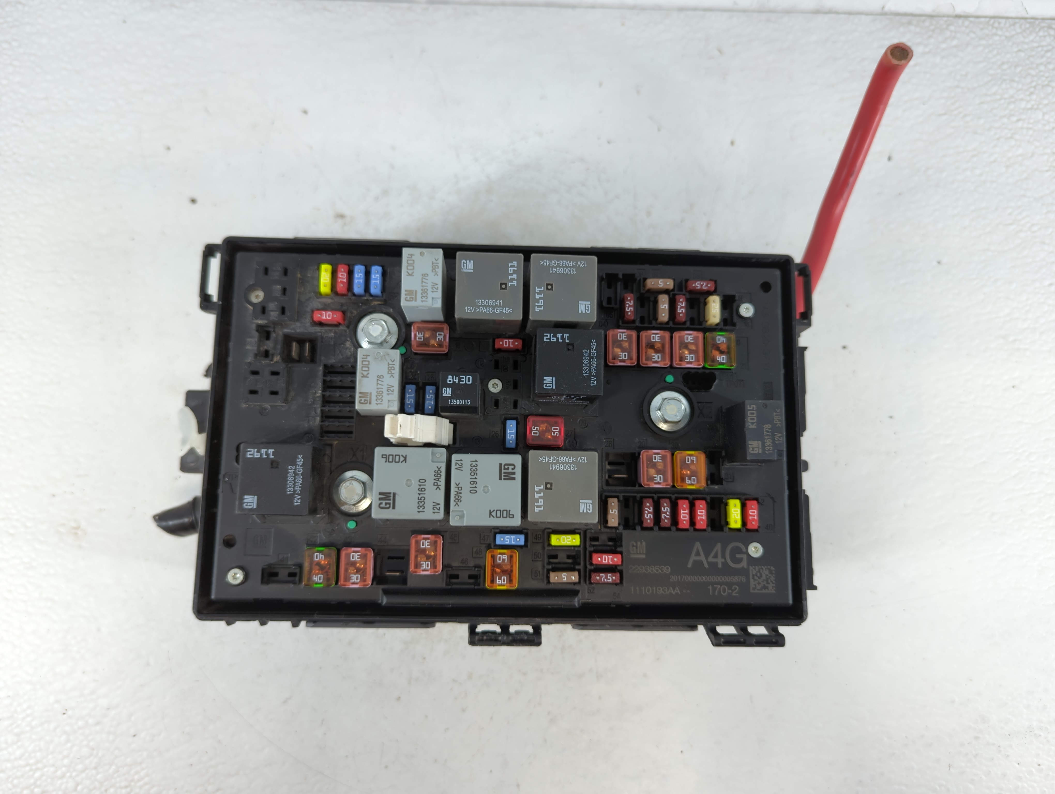 2013-2016 Buick Verano Fusebox Fuse Box Relay Module 22938539 913203 - Oemusedautoparts1.com