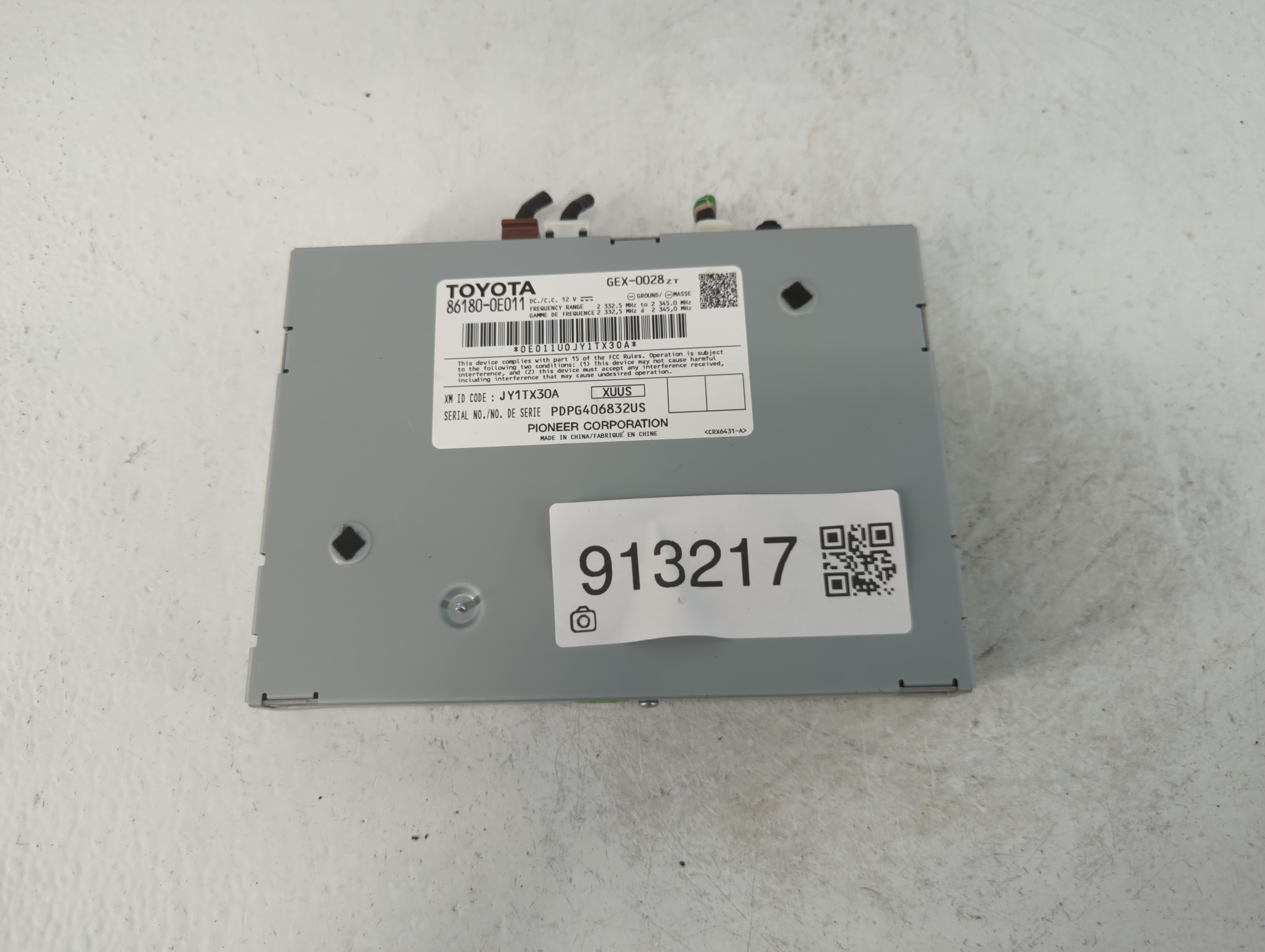 2012-2015 Toyota Camry Am Fm Cd Player Radio Receiver 913217 - Oemusedautoparts1.com